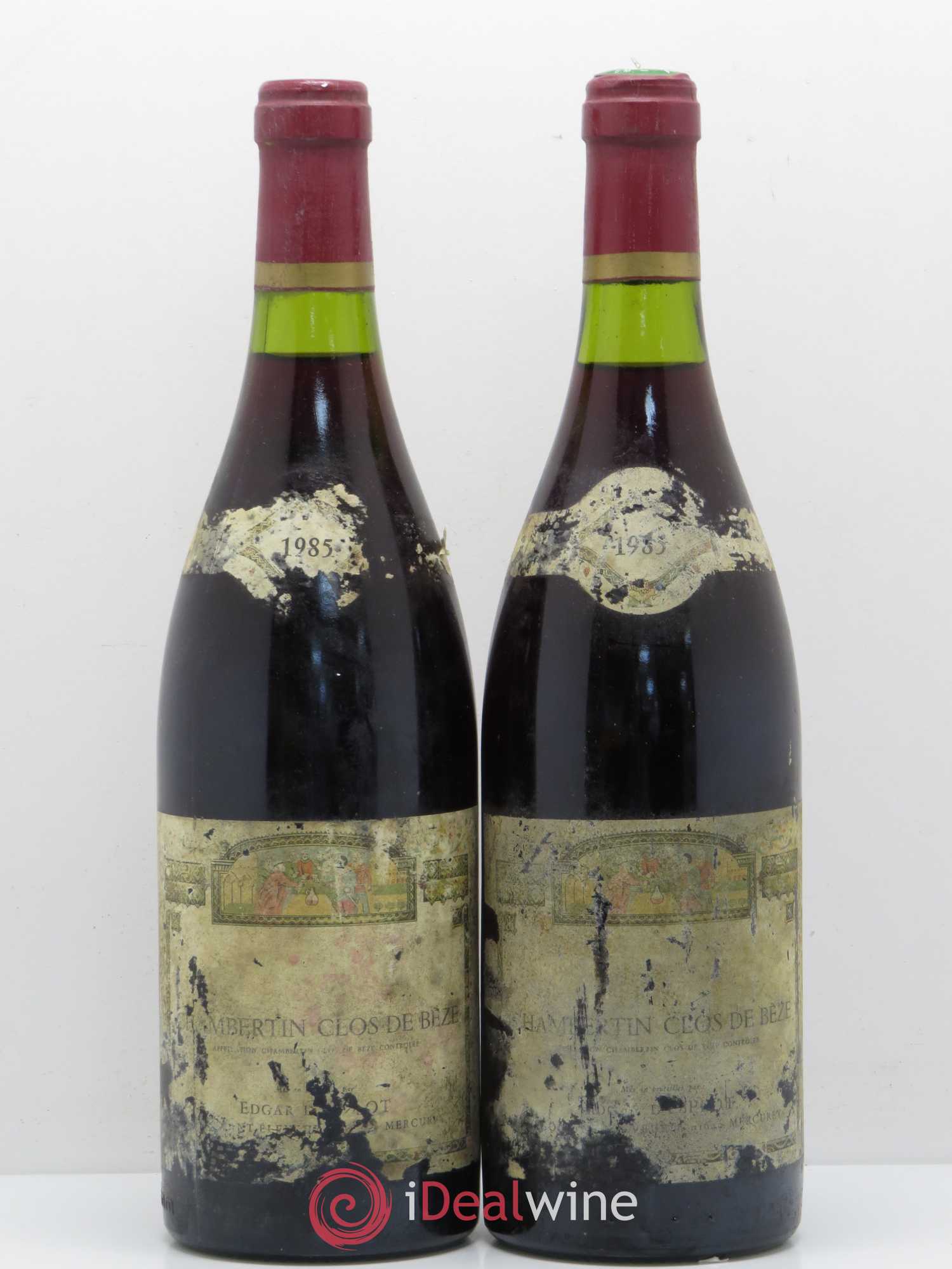 Chambertin Clos de Bèze Grand Cru Edgard d'Esplot 1985 - Lot de 2 bouteilles - 0