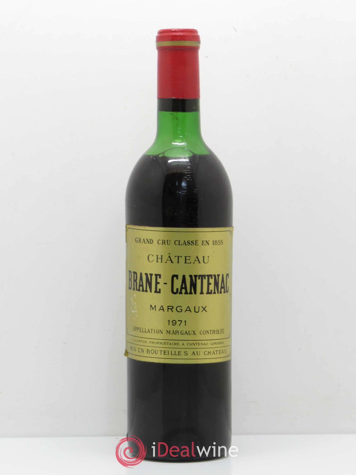 Château Brane Cantenac 2ème Grand Cru Classé 1971 - Lot de 1 bouteille - 0