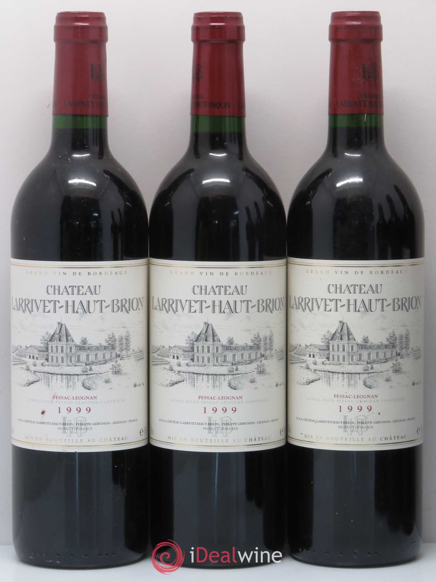 Château Larrivet Haut-Brion 1999 - Lot de 6 bouteilles - 1