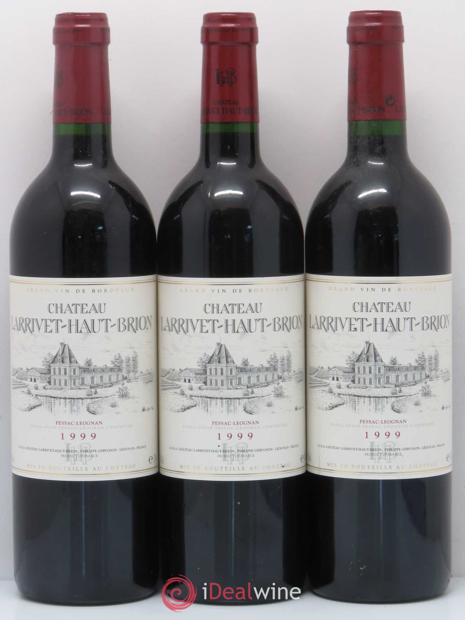 Château Larrivet Haut-Brion 1999 - Lot de 6 bouteilles - 2