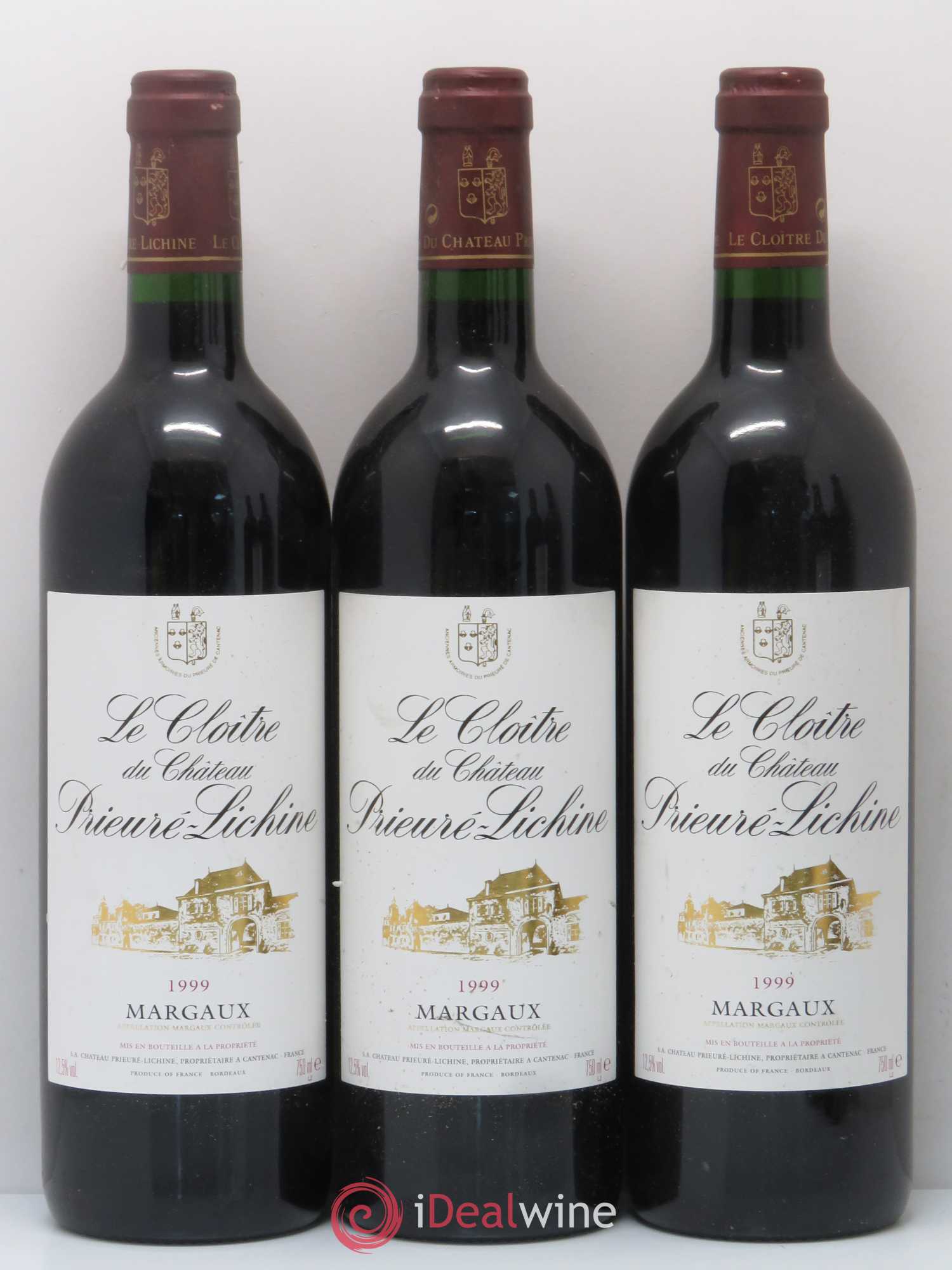 Cloître de Prieuré Lichine 1999 - Lot de 8 bouteilles - 2