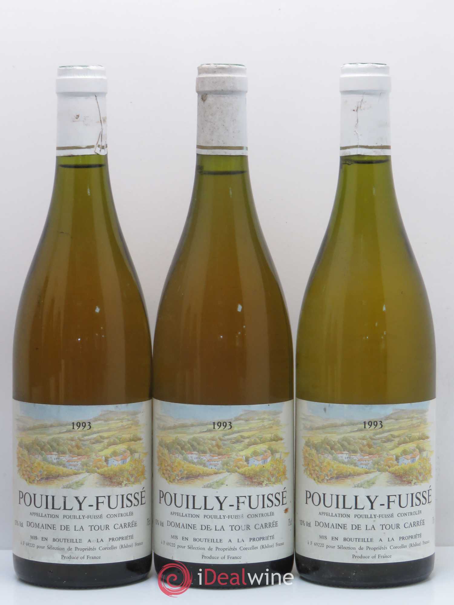 Pouilly-Fuissé La Tour Carree 1993 - Posten von 6 Flaschen - 1