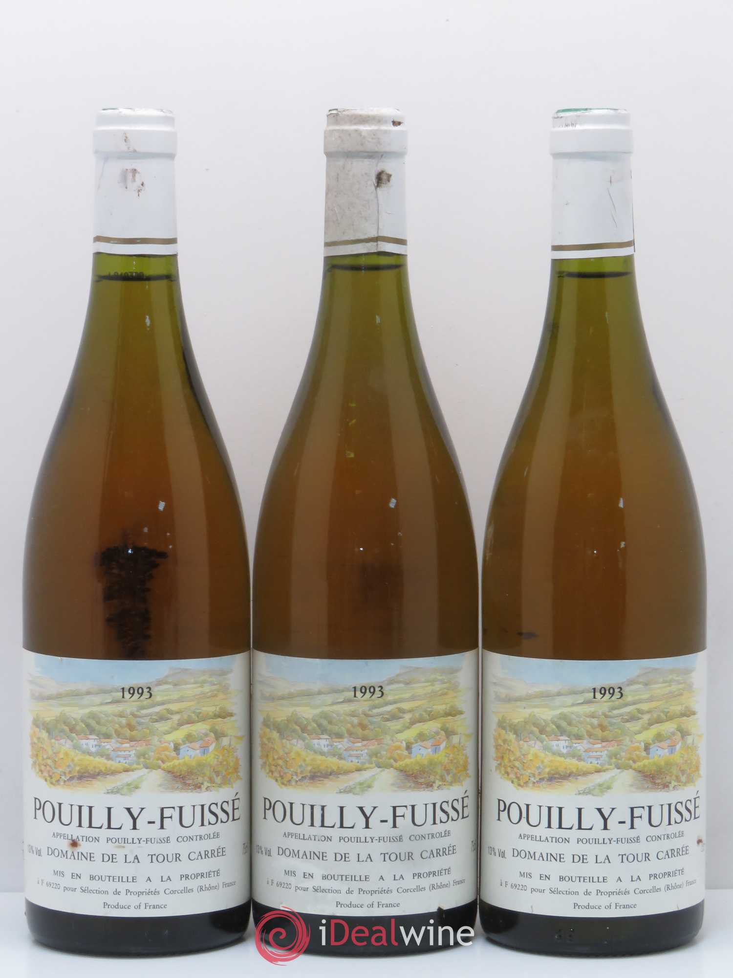 Pouilly-Fuissé La Tour Carree 1993 - Posten von 6 Flaschen - 2