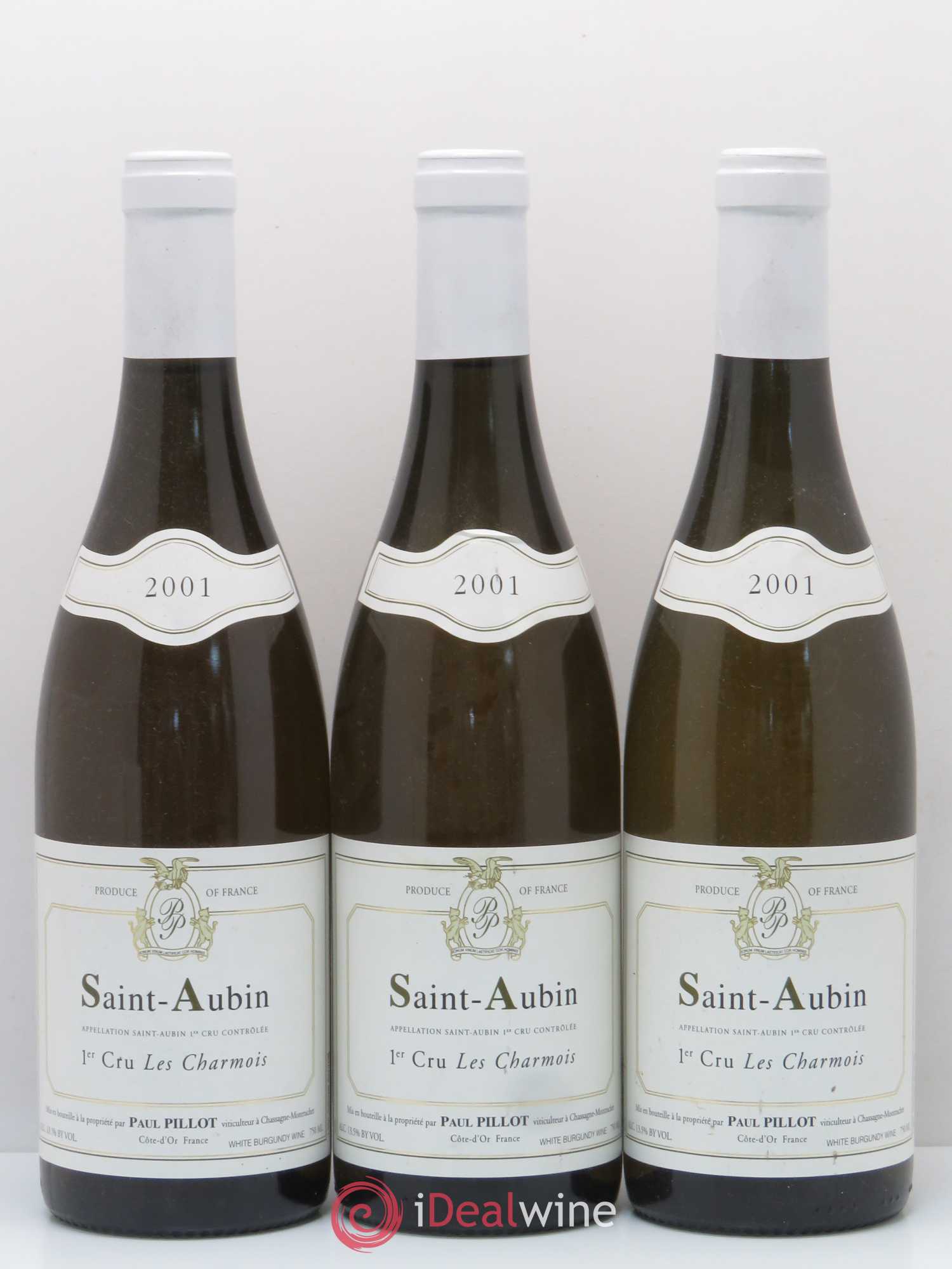 Saint-Aubin 1er Cru Les Charmois Paul Pillot (Domaine) 2001 - Lot de 6 bouteilles - 2
