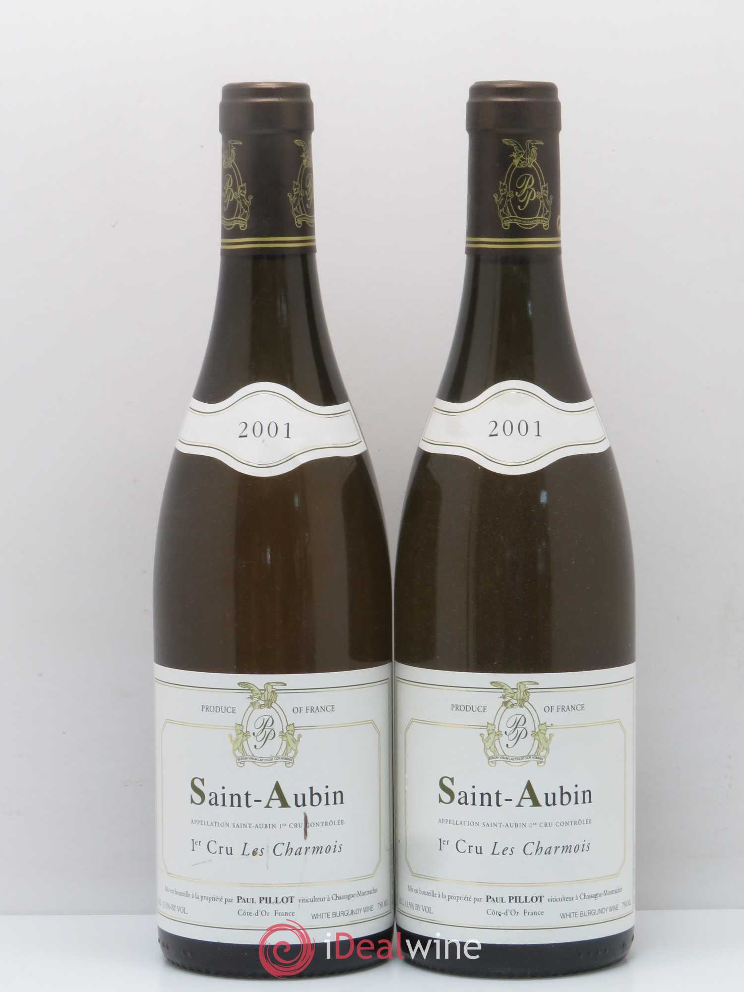 Saint-Aubin 1er Cru Les Charmois Paul Pillot (Domaine) 2001 - Lot de 5 bouteilles - 2
