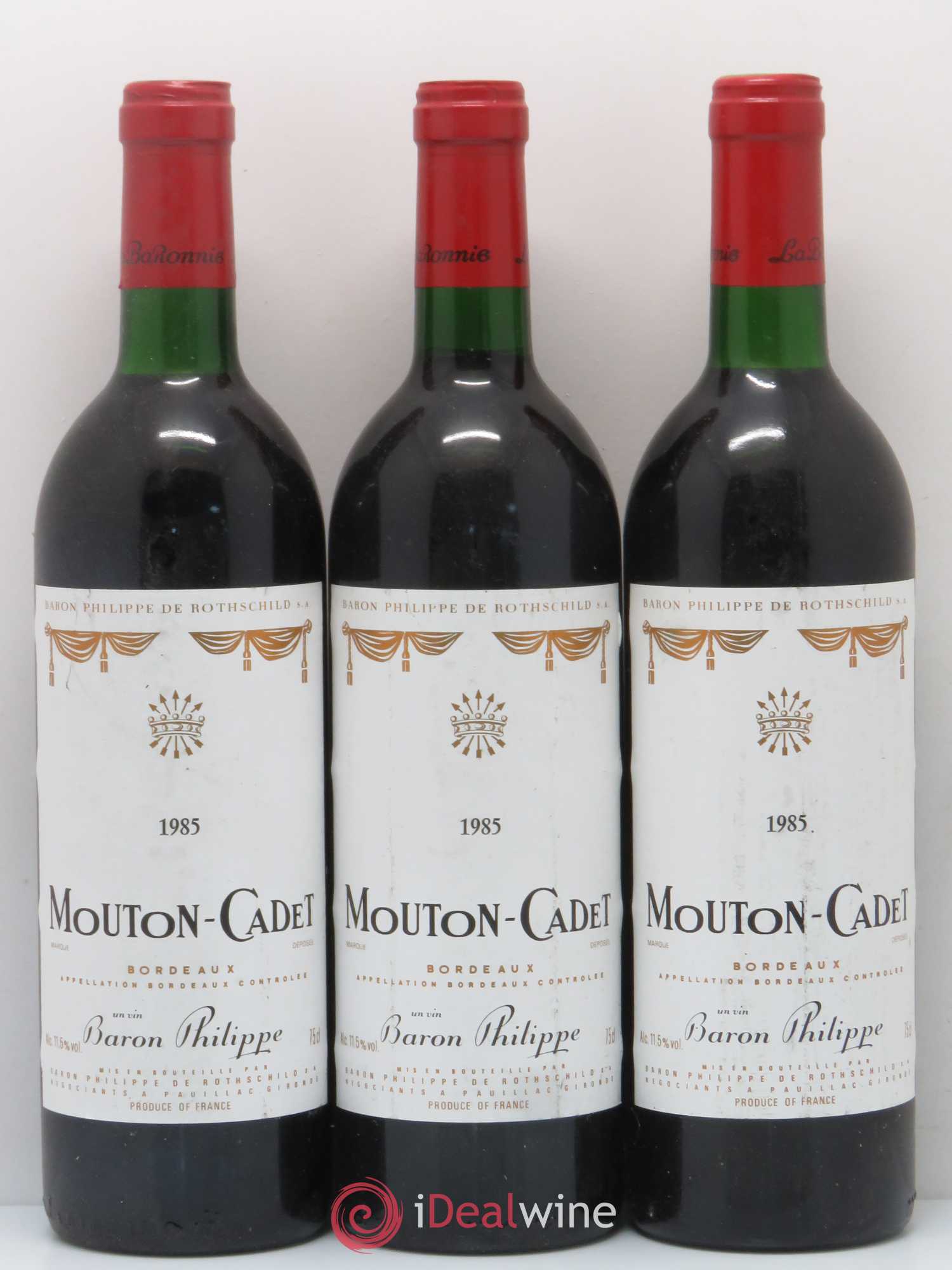 Château Mouton Cadet 1985 - Lot de 6 bouteilles - 2