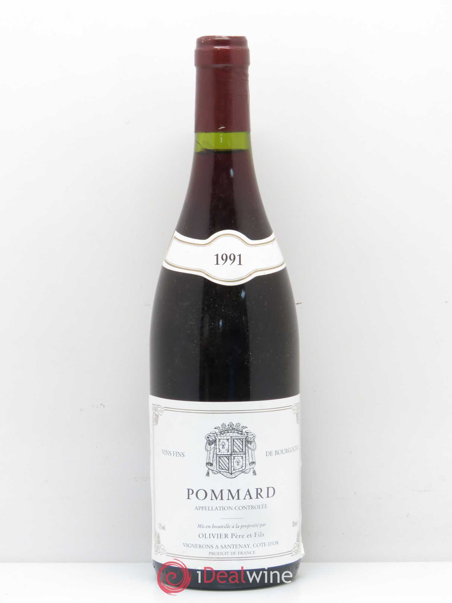 Pommard Olivier Père et Fils 1991 - Lot de 1 bouteille - 0