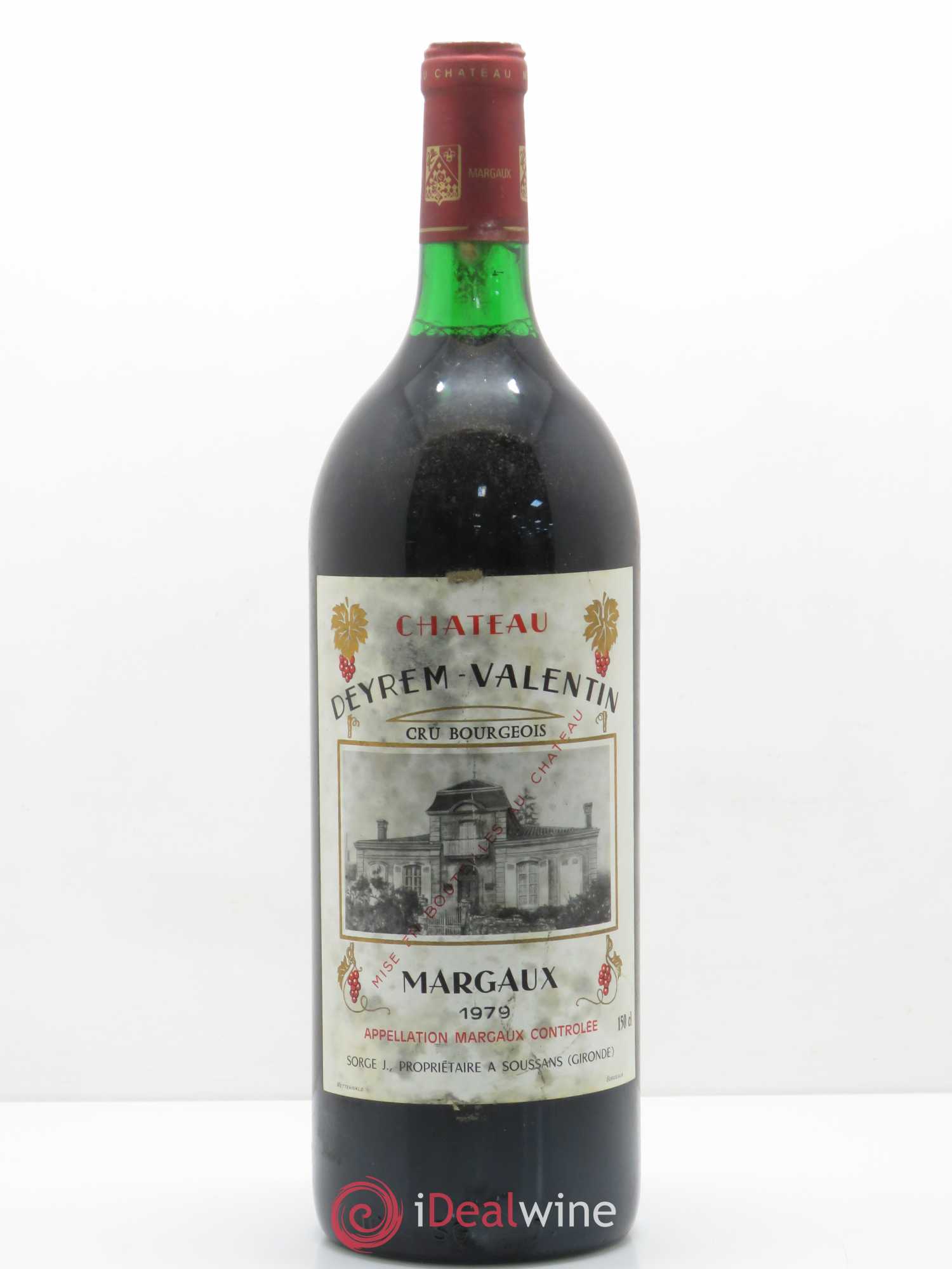 Château Deyrem Valentin Cru Bourgeois 1979 - Lot de 1 magnum - 0