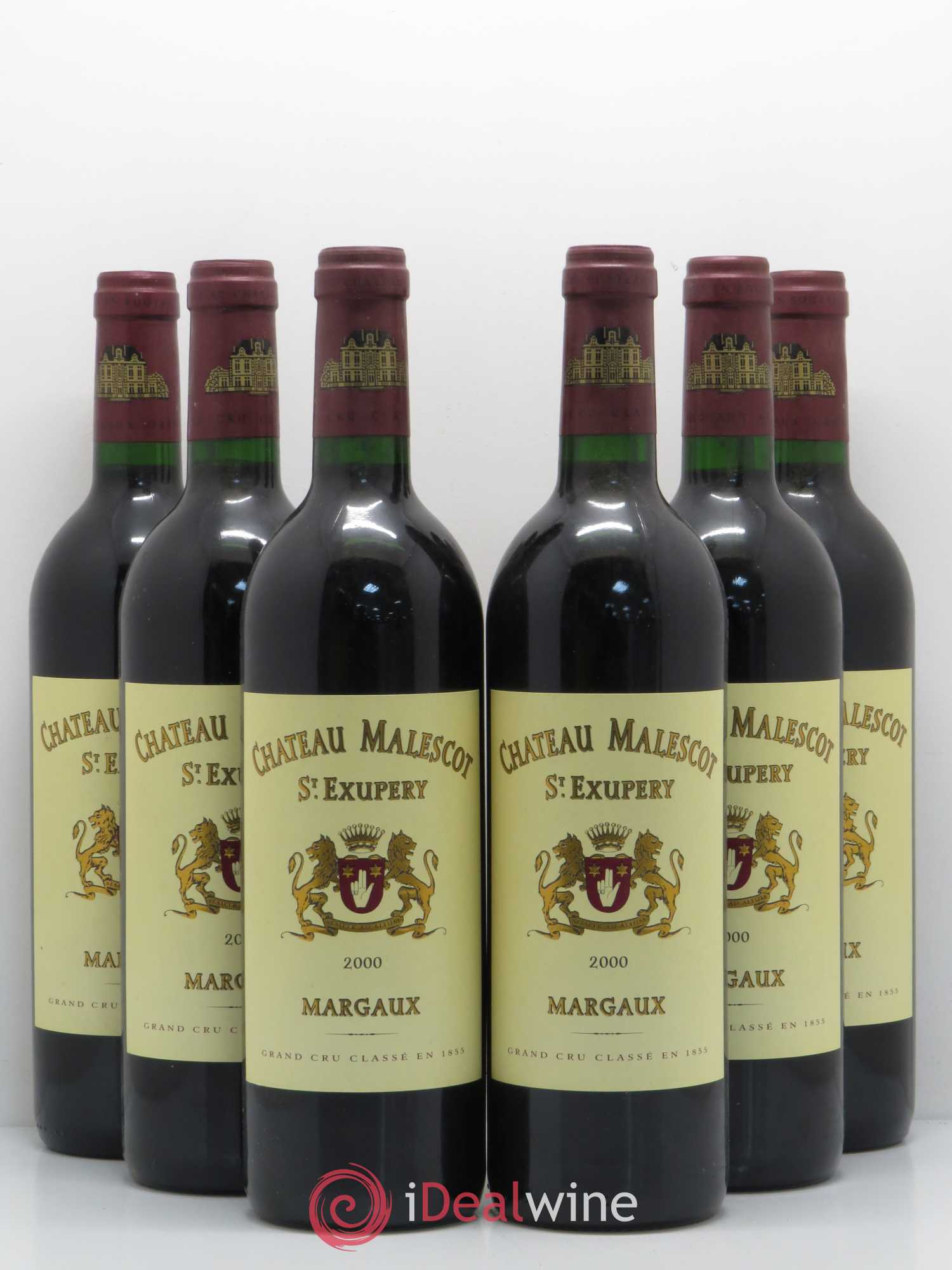 Château Malescot Saint-Exupéry 3ème Grand Cru Classé 2000 - Lot de 6 bouteilles - 0