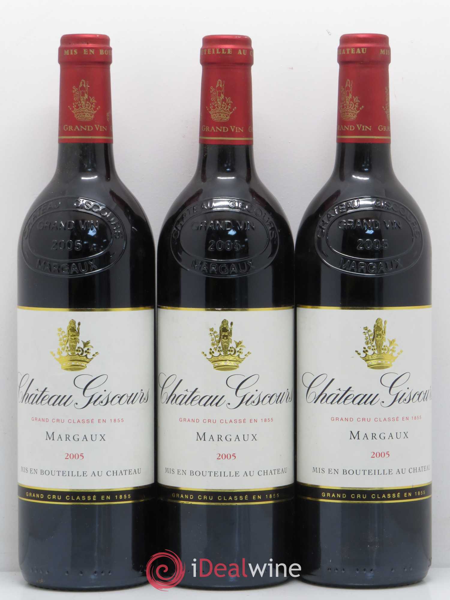 Château Giscours 3ème Grand Cru Classé 2005 - Lot de 3 bouteilles - 0