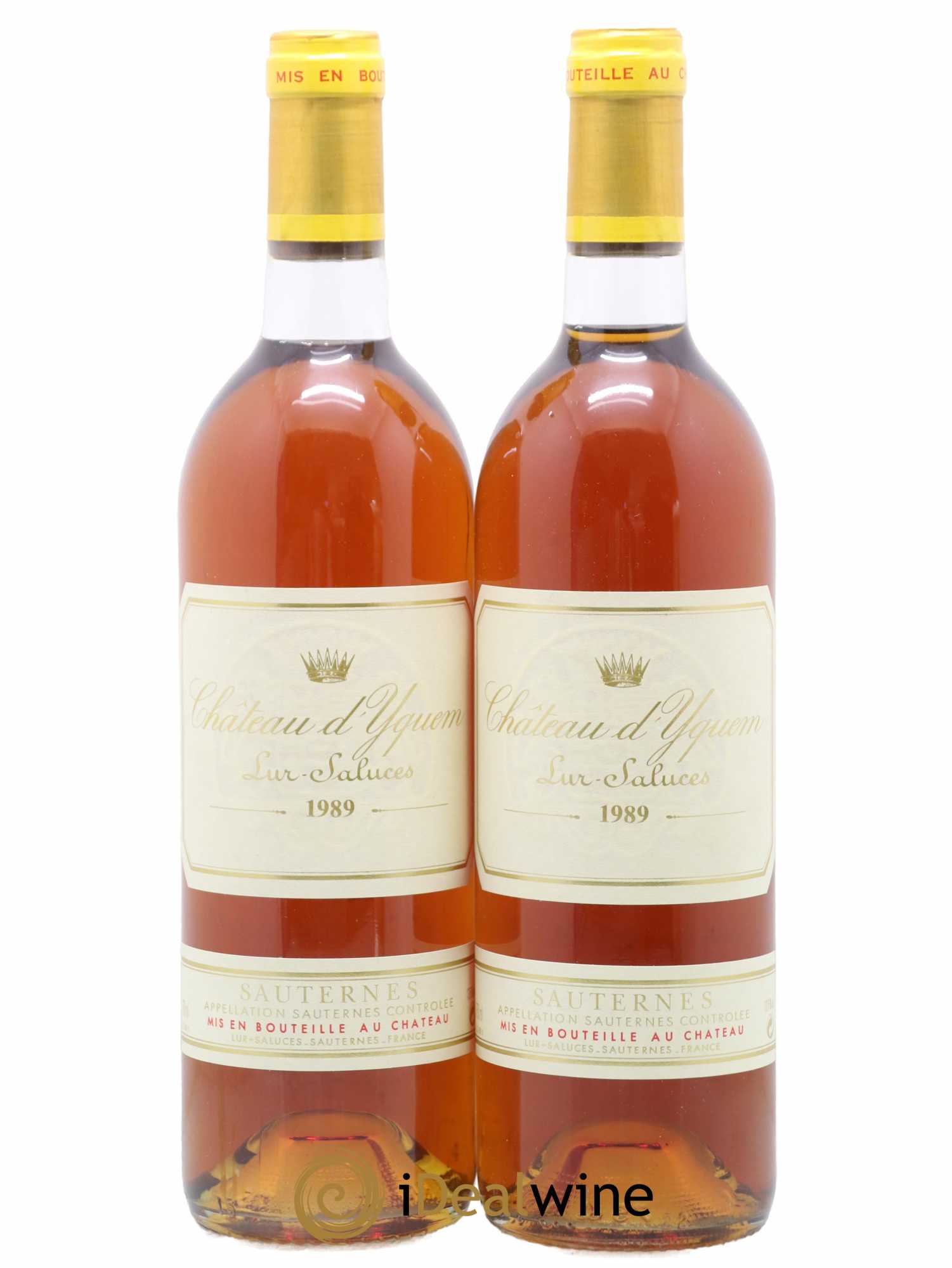 Château d' Yquem 1er Cru Classé Supérieur 1989 - Lotto di 2 bottiglie - 0