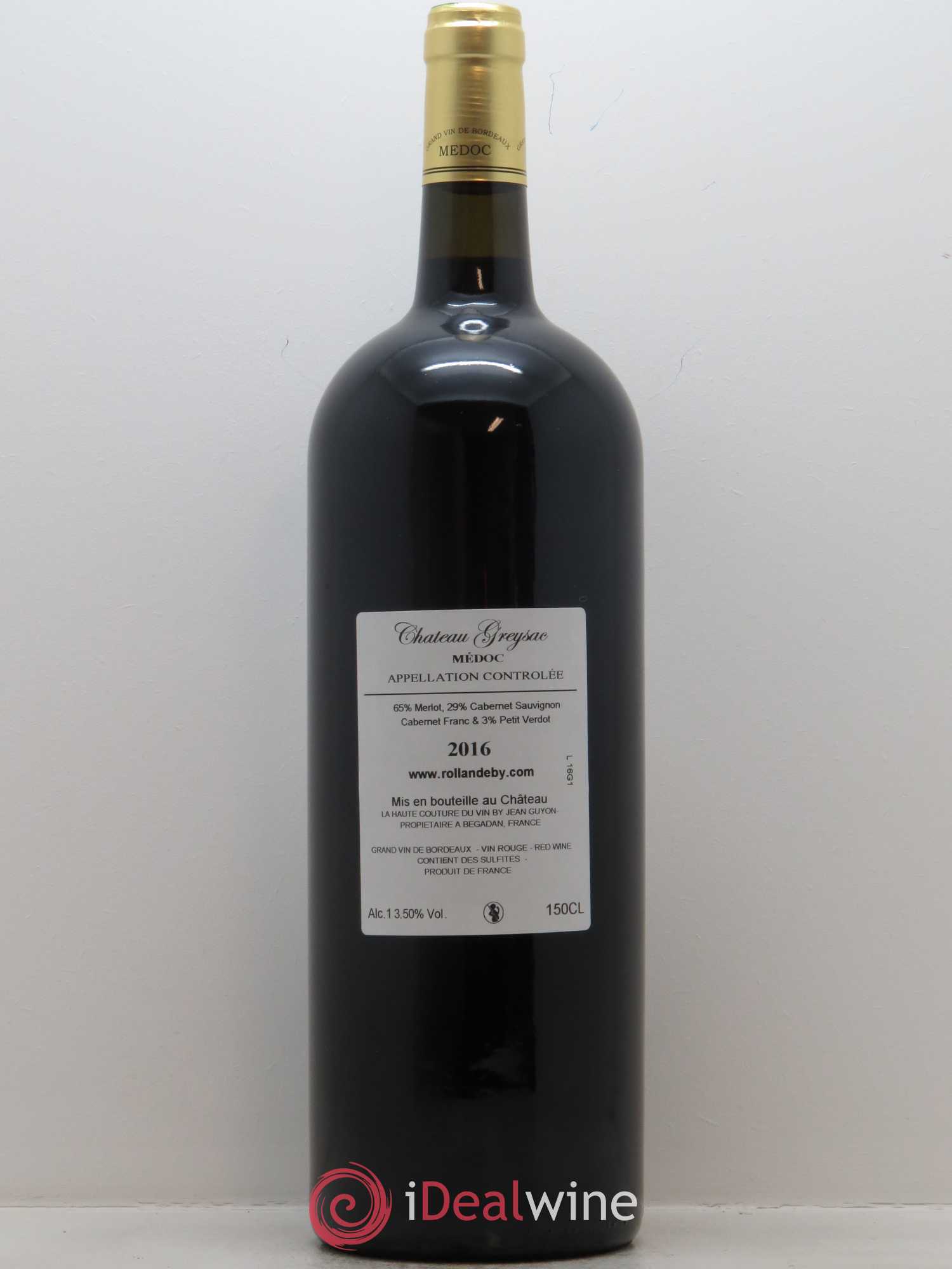 Château Greysac Cru Bourgeois 2016 - Lot de 1 magnum - 1
