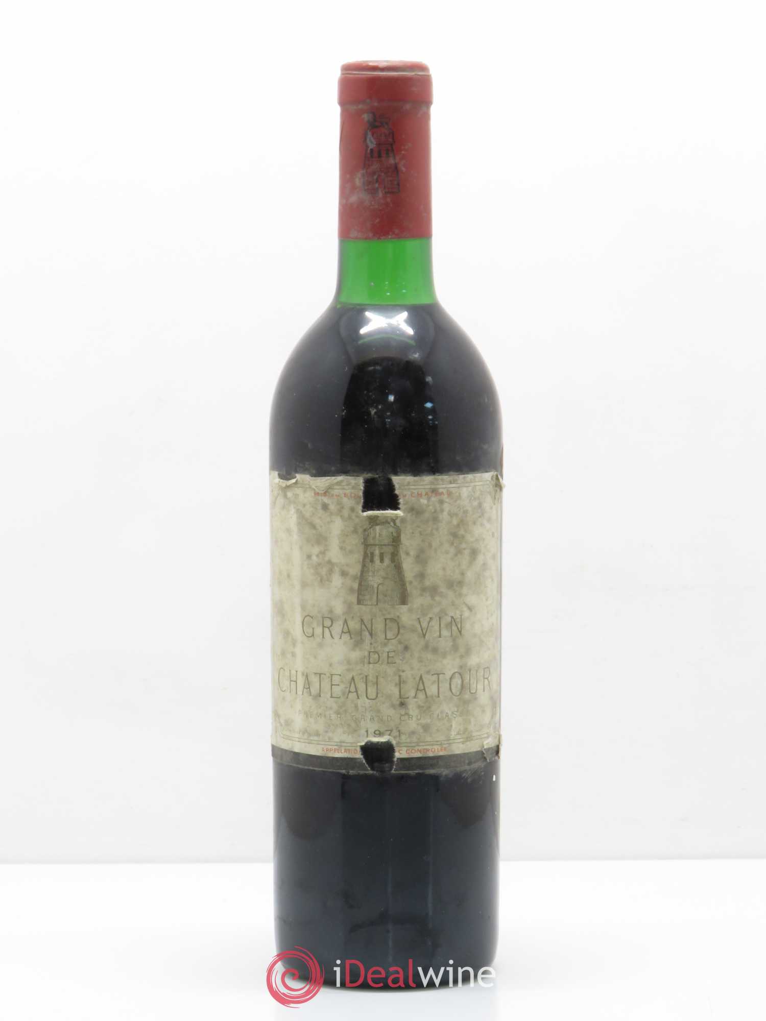 Château Latour 1er Grand Cru Classé 1971 - Lot de 1 bouteille - 1