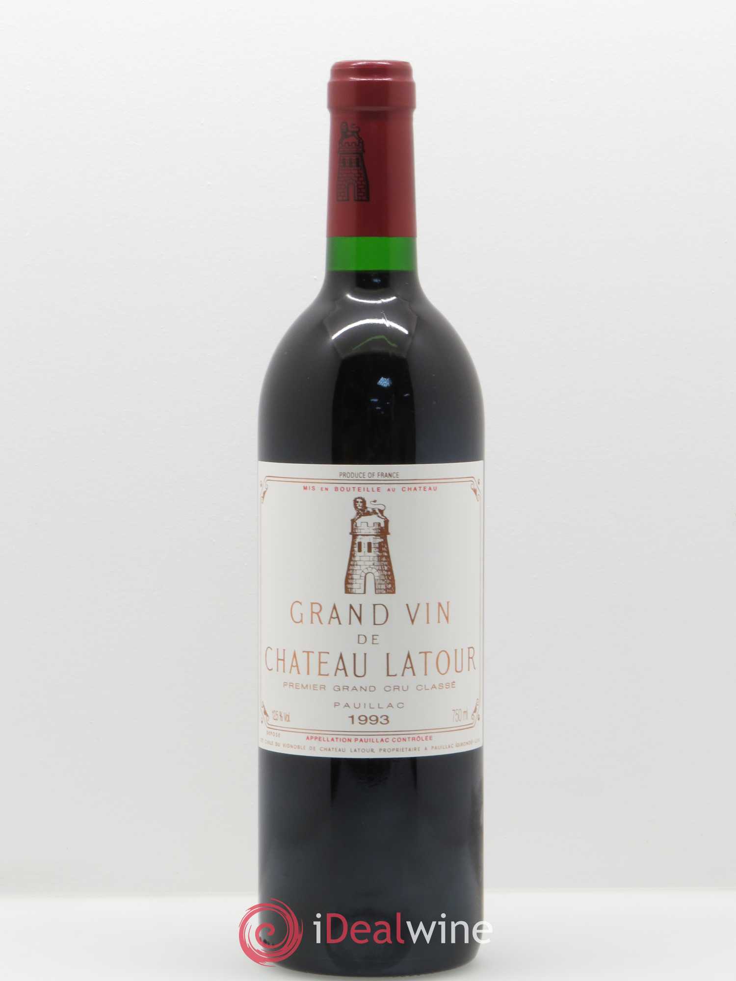 Château Latour 1er Grand Cru Classé 1993 - Lot de 1 bouteille - 0