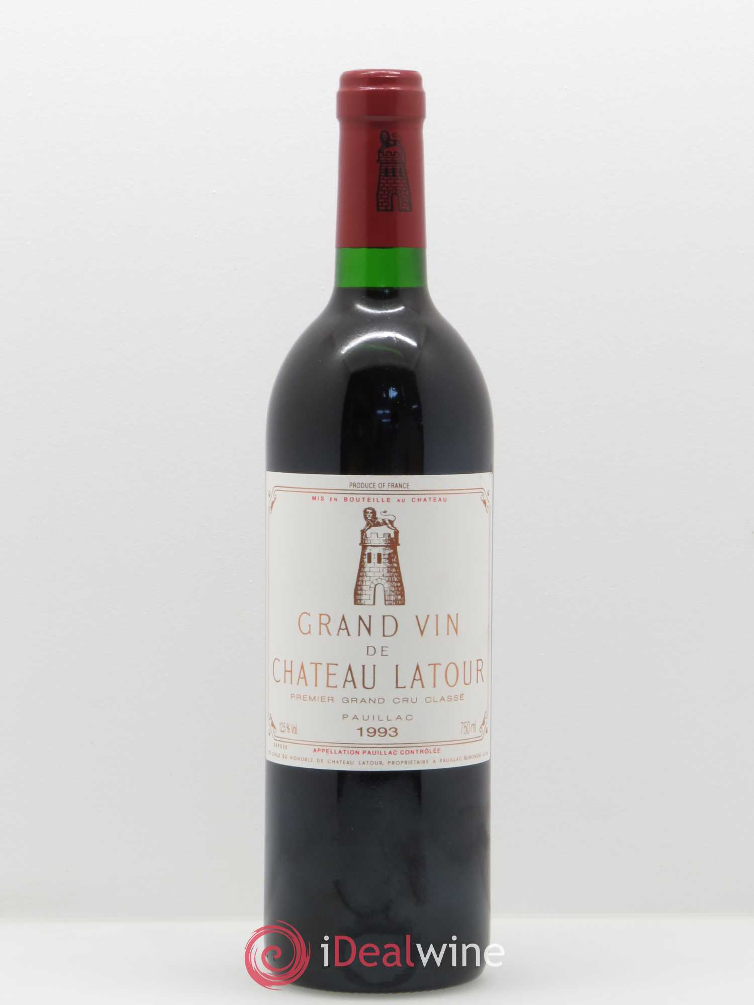 Château Latour 1er Grand Cru Classé 1993 - Lot de 1 bouteille - 0