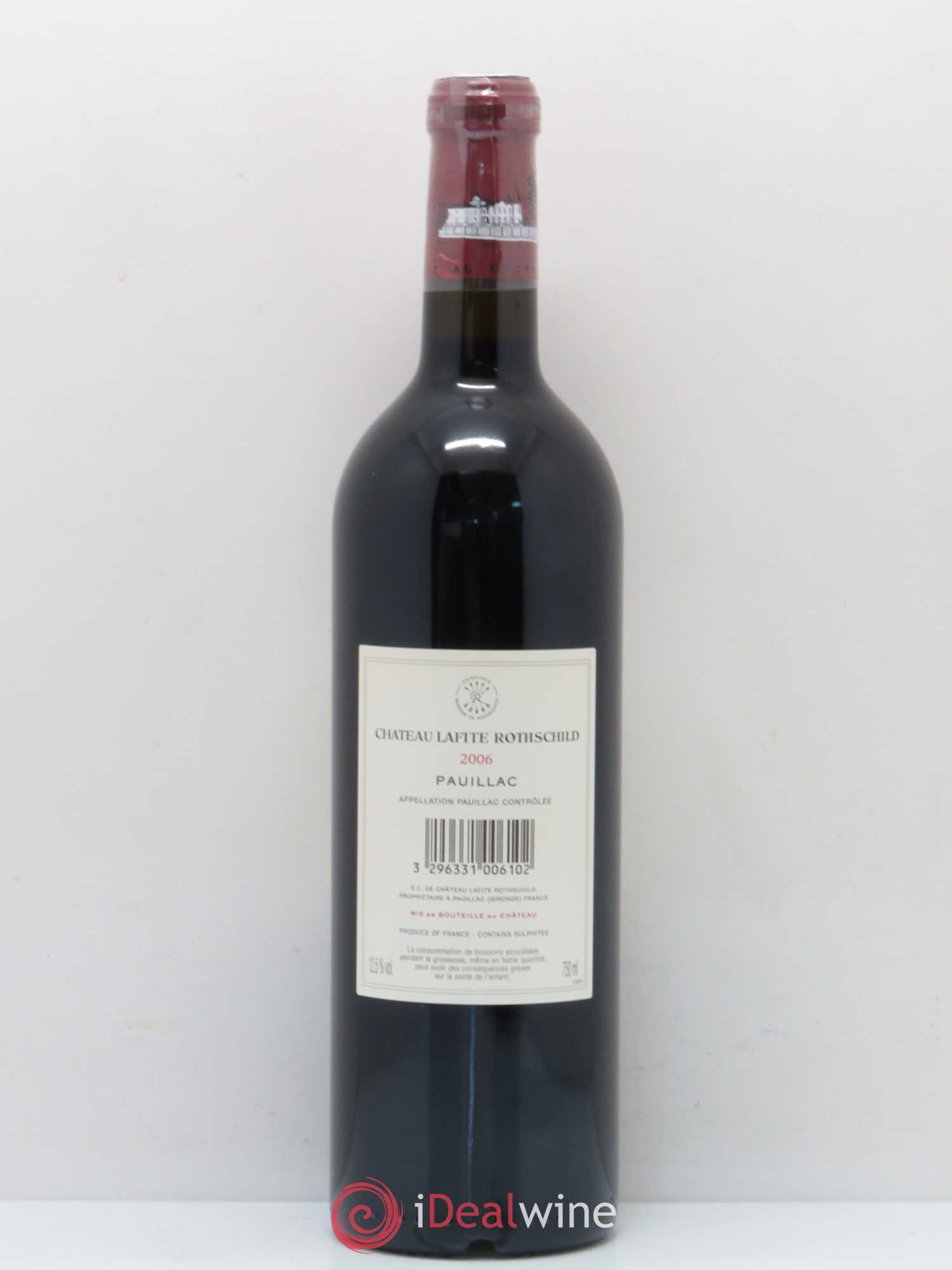 Château Lafite Rothschild 1er Grand Cru Classé 2006 - Lot de 1 bouteille - 1