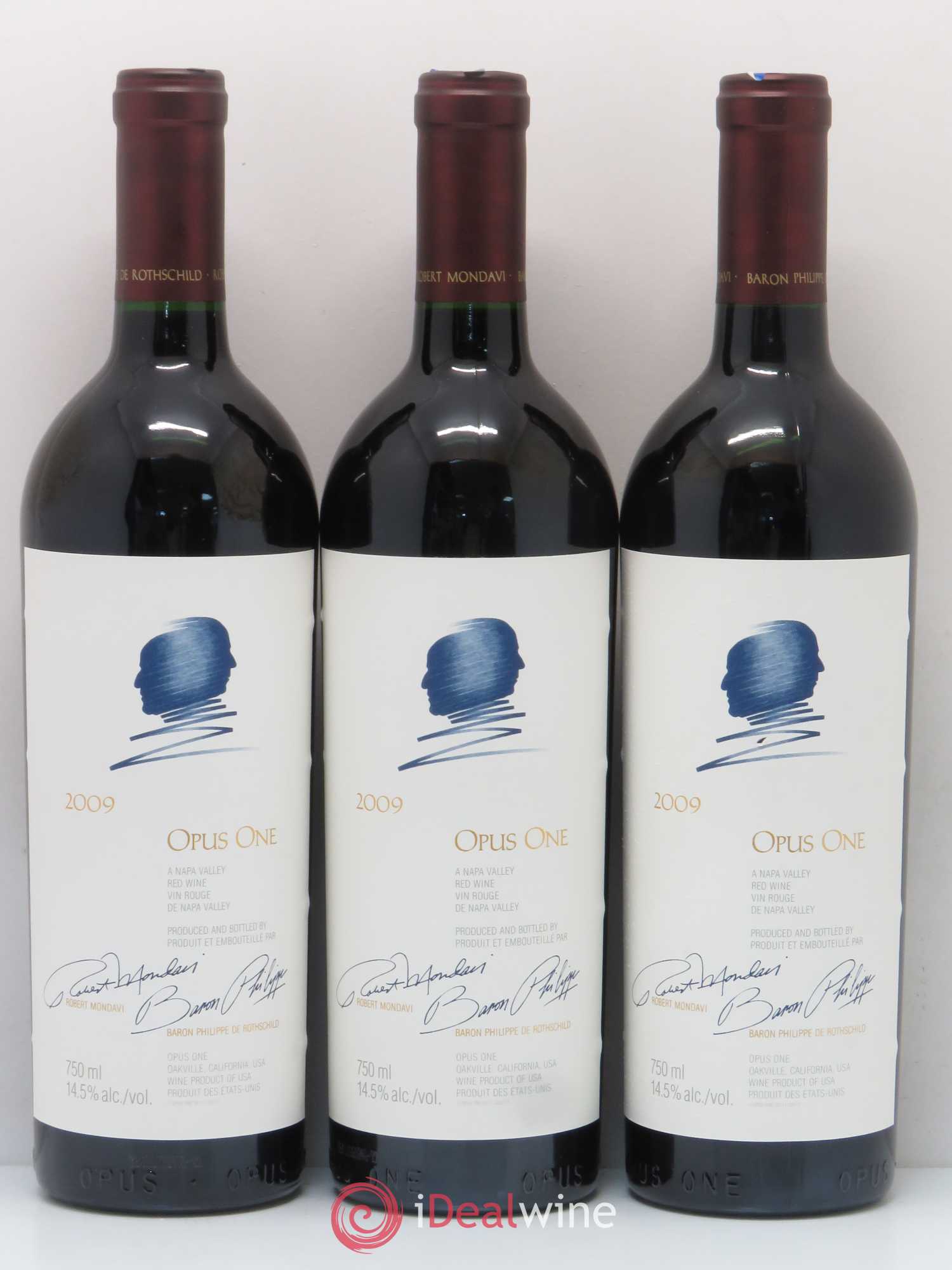 Napa Valley Opus One Robert Mondavi 2009 - Lot de 6 bouteilles - 1