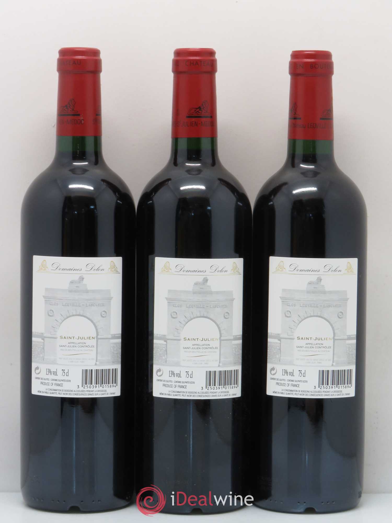 Château Léoville Las Cases 2ème Grand Cru Classé 2004 - Lot de 6 bouteilles - 2