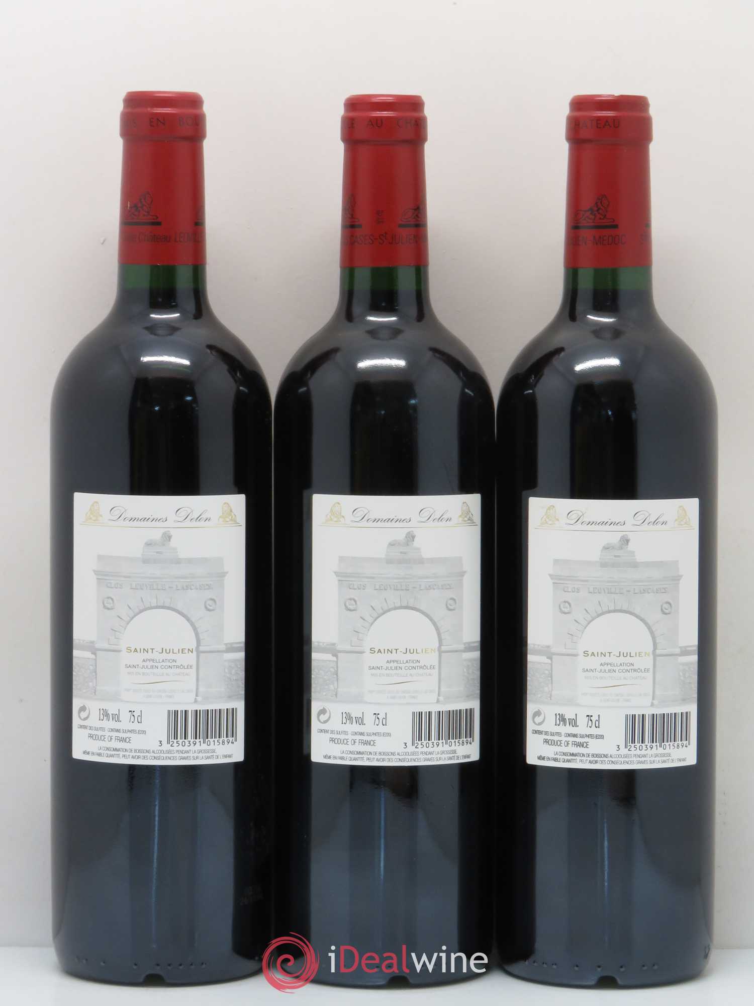 Château Léoville Las Cases 2ème Grand Cru Classé 2004 - Lot de 6 bouteilles - 4