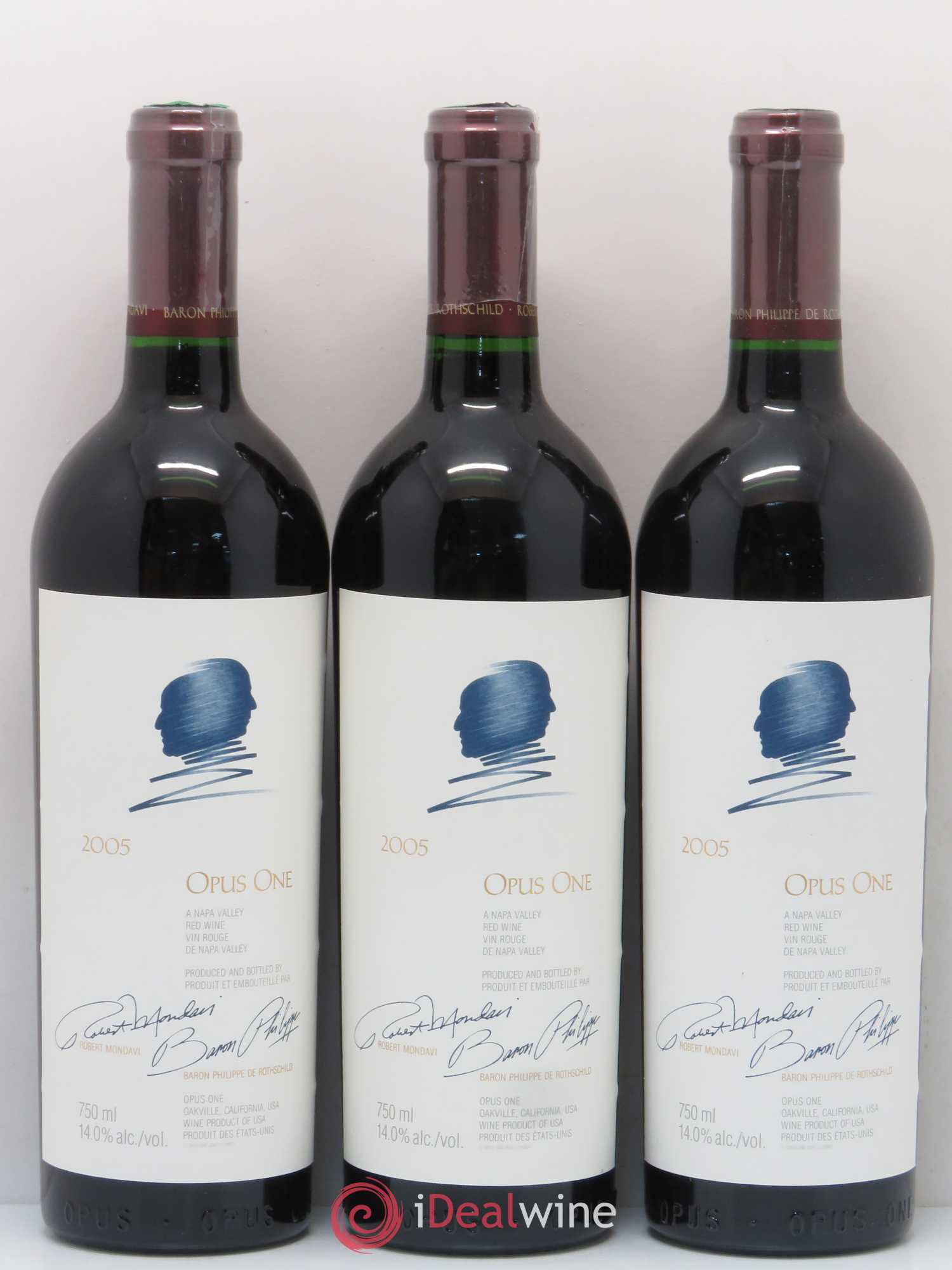 Napa Valley Opus One Robert Mondavi 2005 - Lot de 6 bouteilles - 2