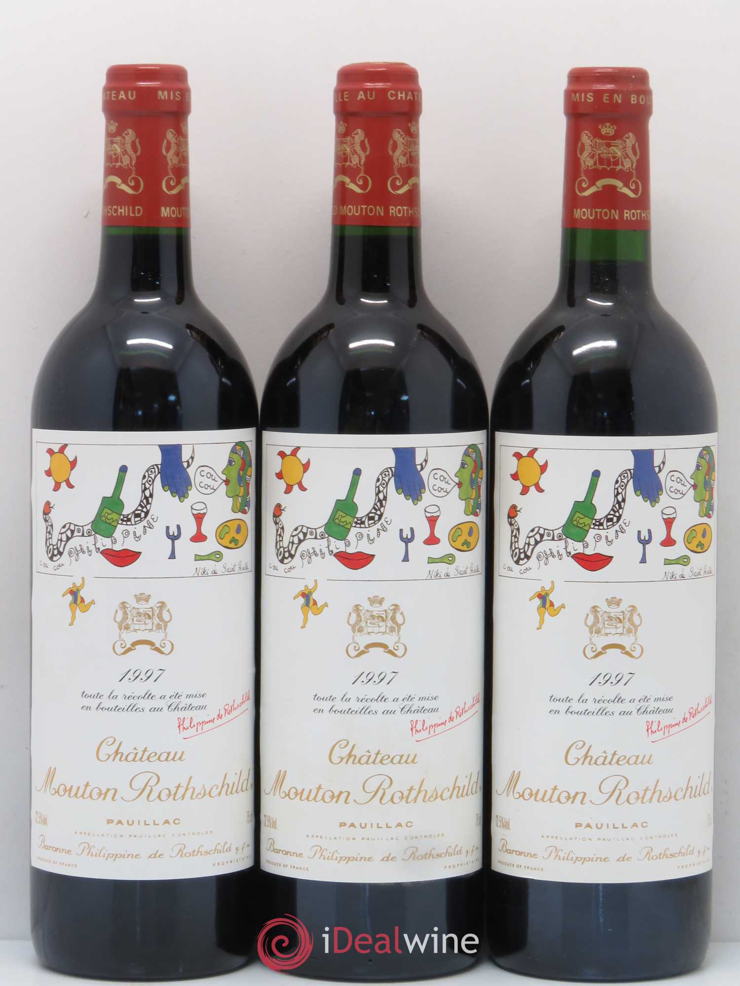 Château Mouton Rothschild 1er Grand Cru Classé 1997 - Lot de 12 bouteilles - 3