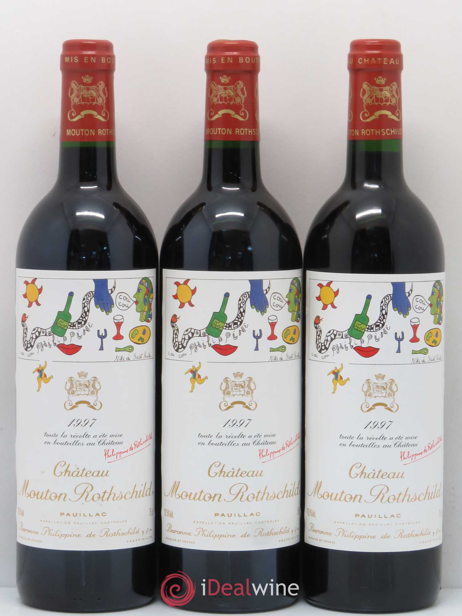 Château Mouton Rothschild 1er Grand Cru Classé 1997 - Lot de 12 bouteilles - 5