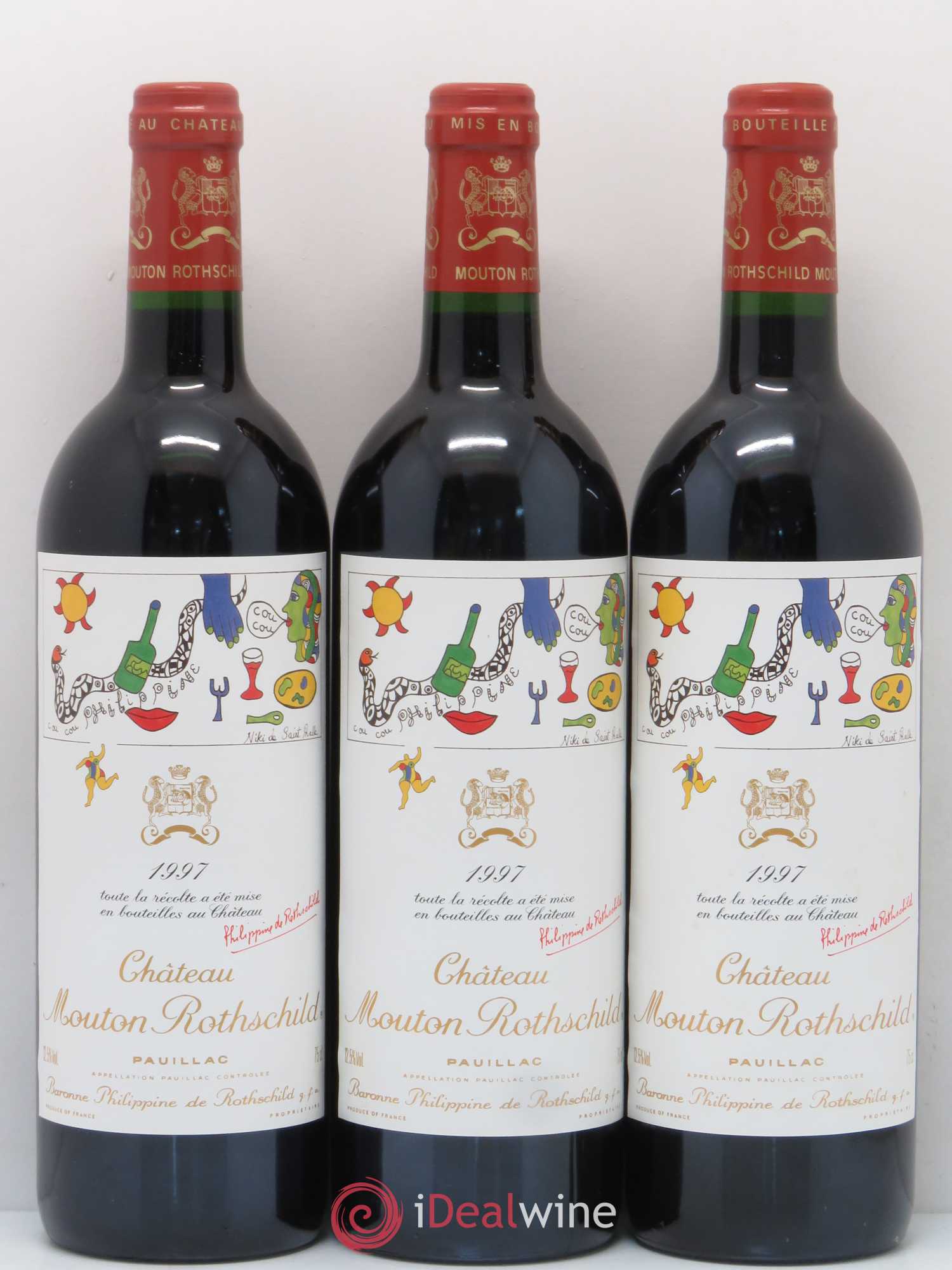 Château Mouton Rothschild 1er Grand Cru Classé 1997 - Lot de 12 bouteilles - 7