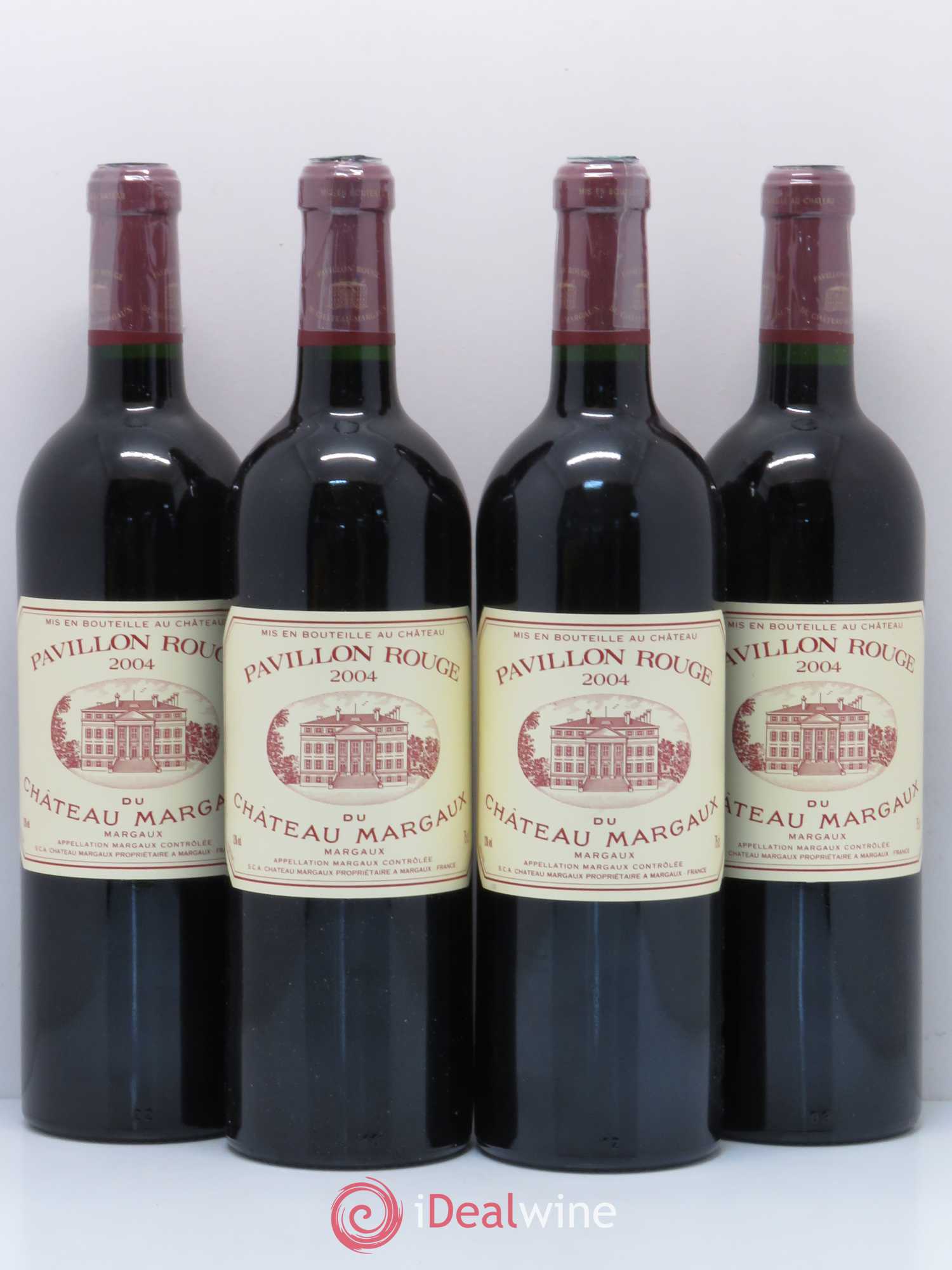 Pavillon Rouge du Château Margaux Second Vin 2004 - Lot de 4 bouteilles - 0