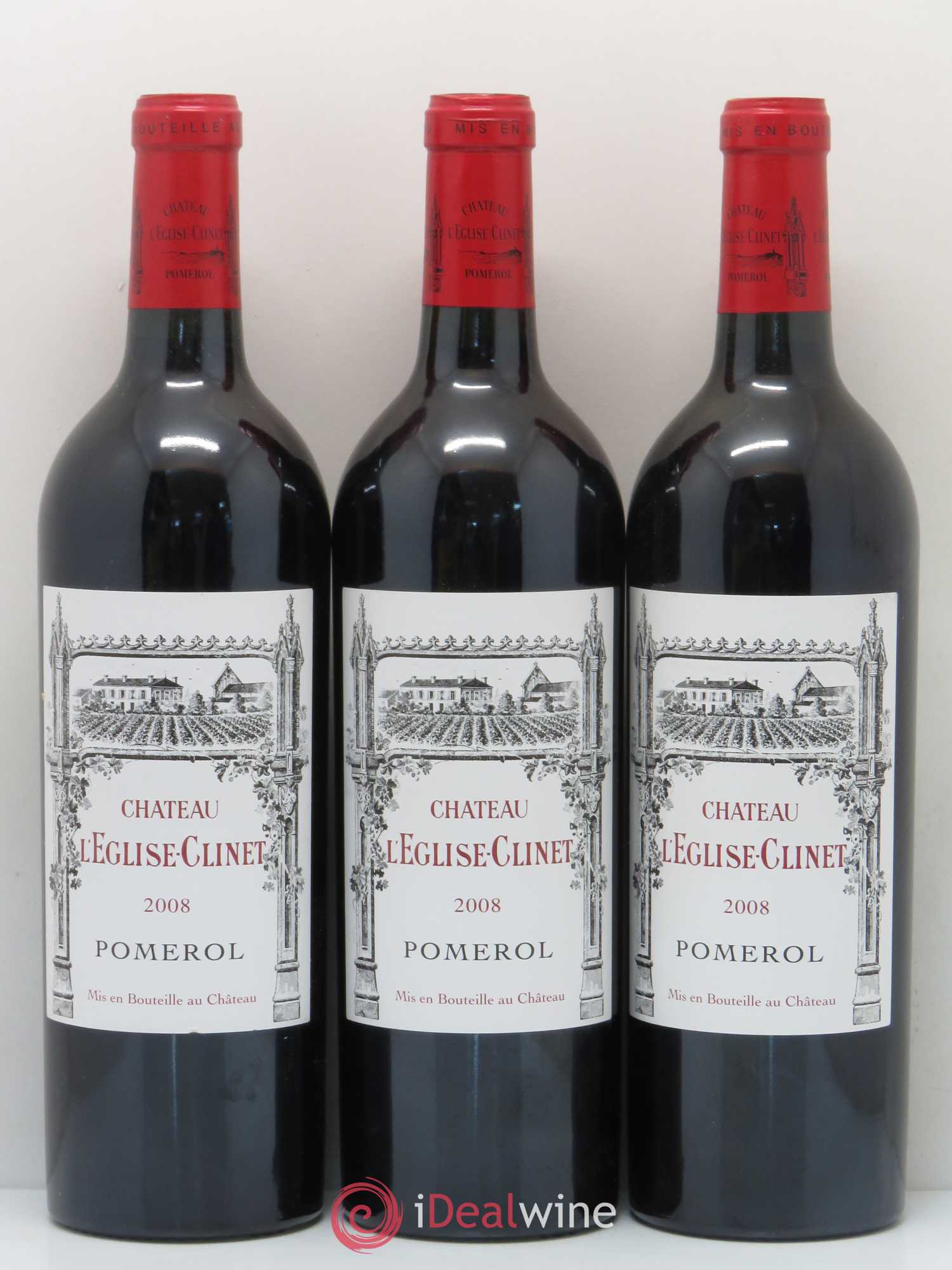 Château l' Église Clinet 2008 - Lot de 6 bouteilles - 3