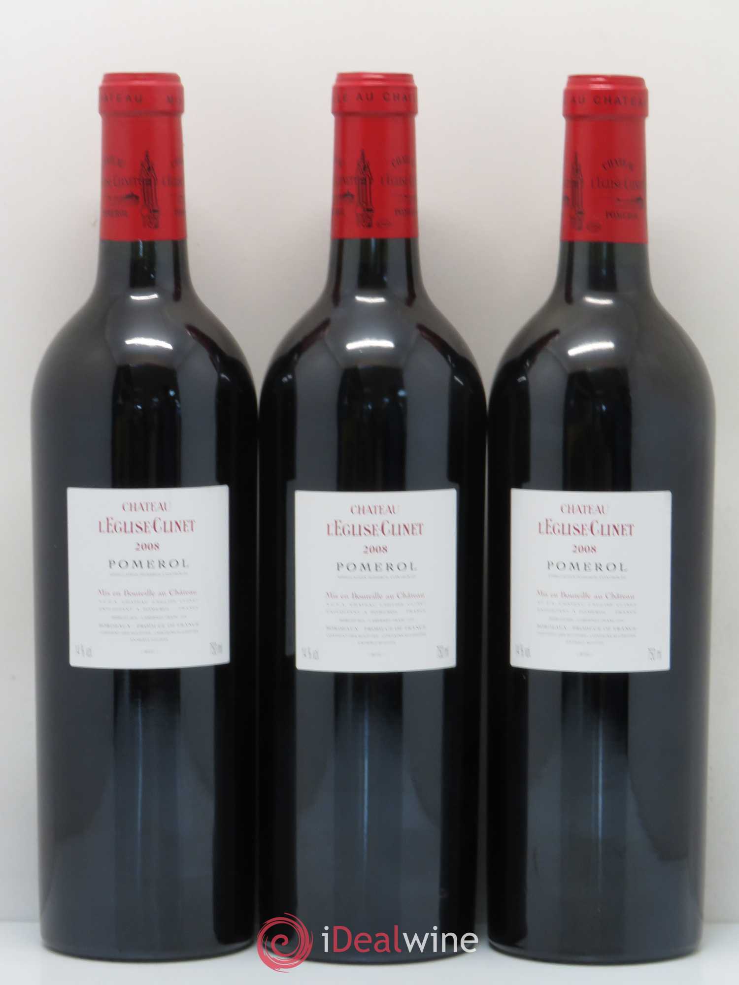 Château l' Église Clinet 2008 - Lot de 6 bouteilles - 4