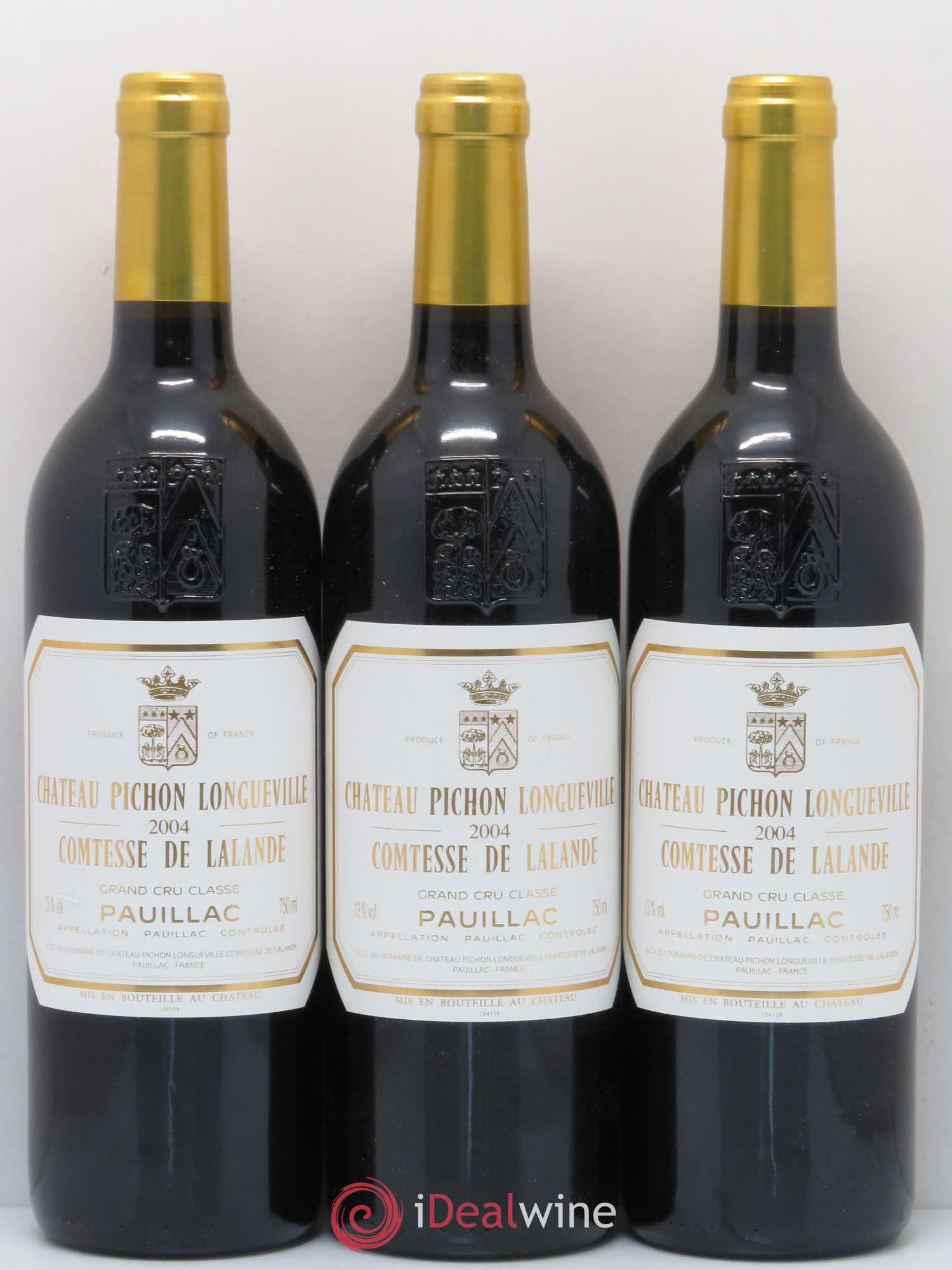 Château Pichon Longueville Comtesse de Lalande 2ème Grand Cru Classé 2004 - Lot de 6 bouteilles - 1