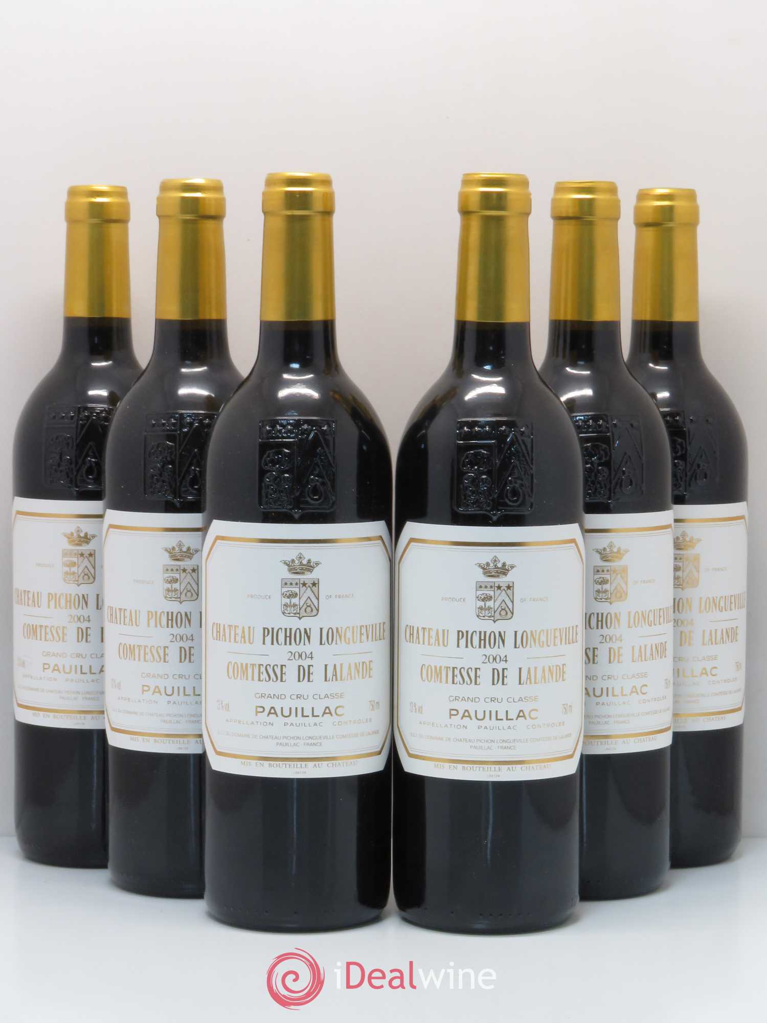 Château Pichon Longueville Comtesse de Lalande 2ème Grand Cru Classé 2004 - Lot de 6 bouteilles - 0
