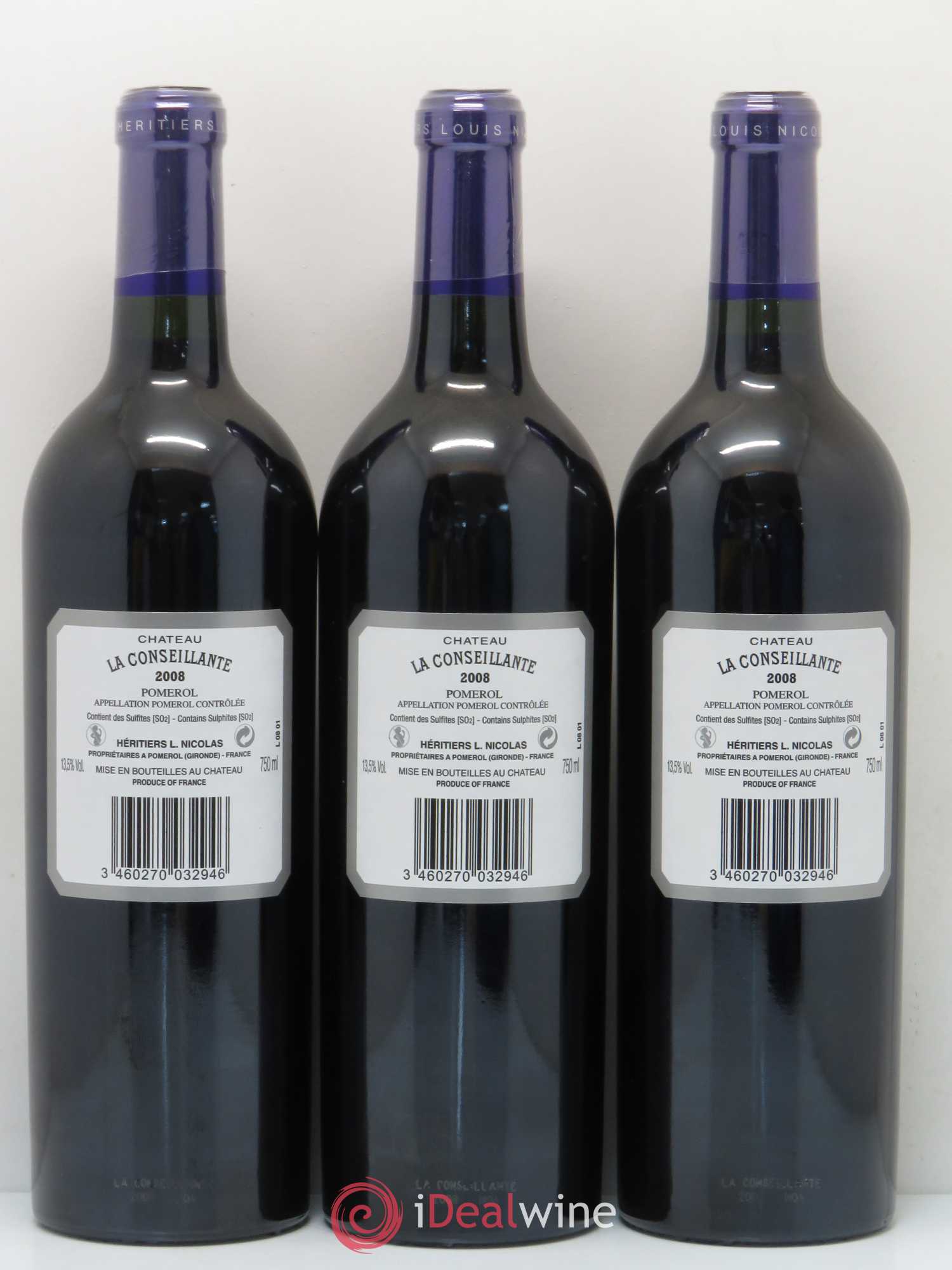 Château la Conseillante 2008 - Lot de 6 bouteilles - 2