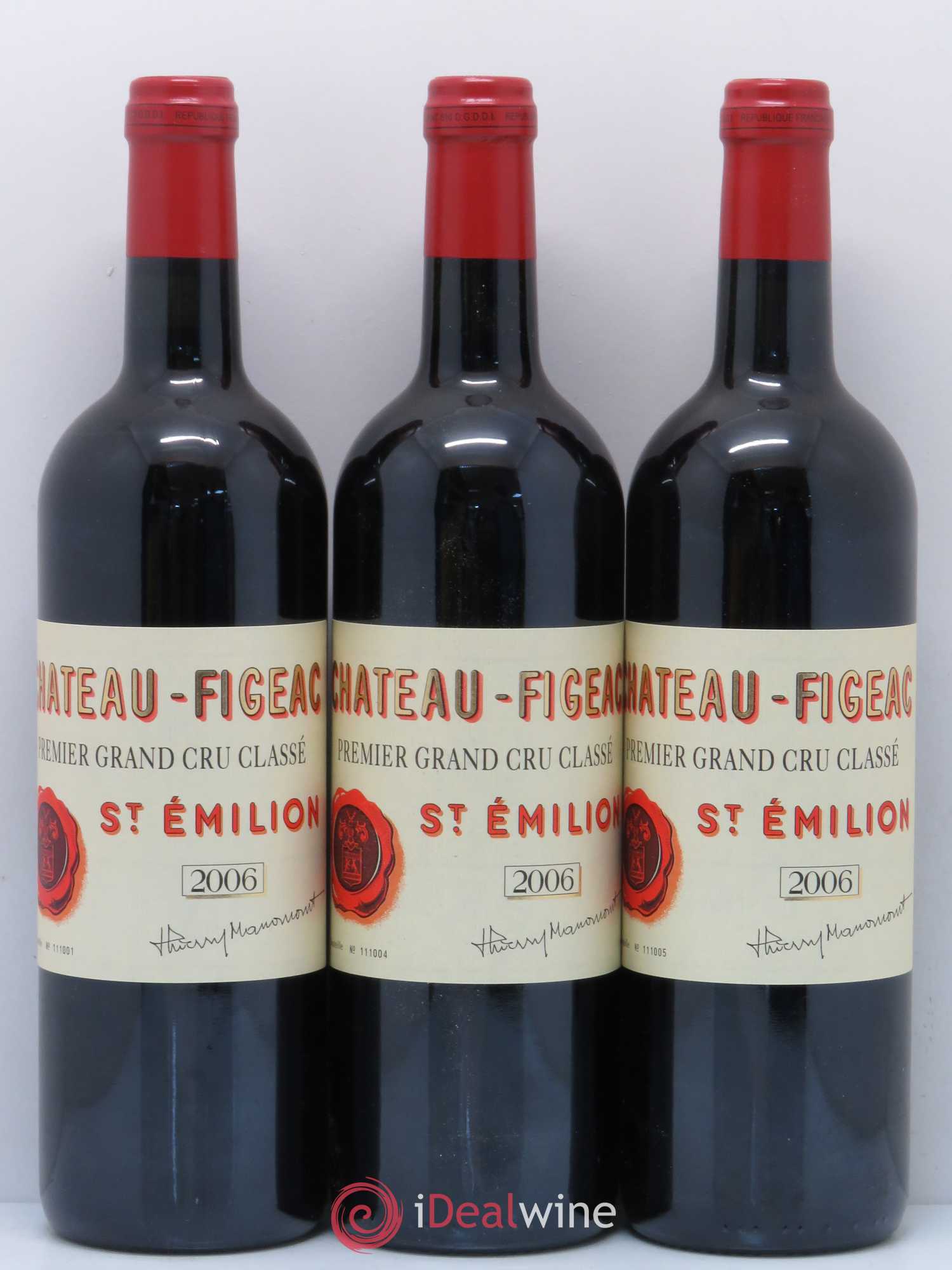 Château Figeac 1er Grand Cru Classé A 2006 - Lot de 6 bouteilles - 2