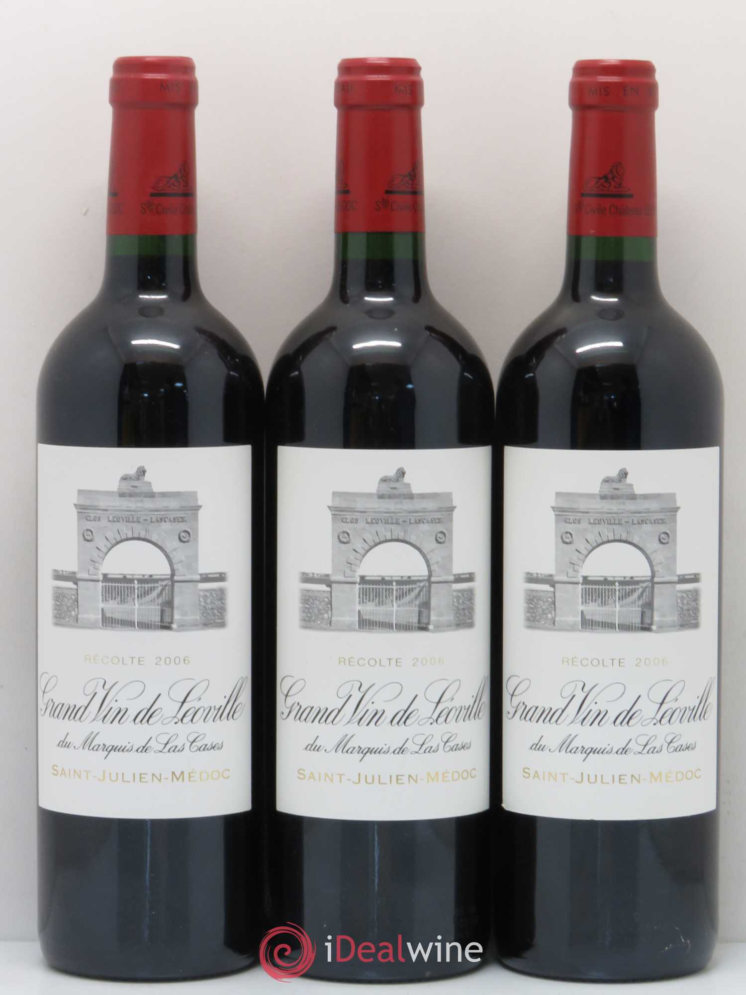 Château Léoville Las Cases 2ème Grand Cru Classé 2006 - Lot de 6 bouteilles - 1