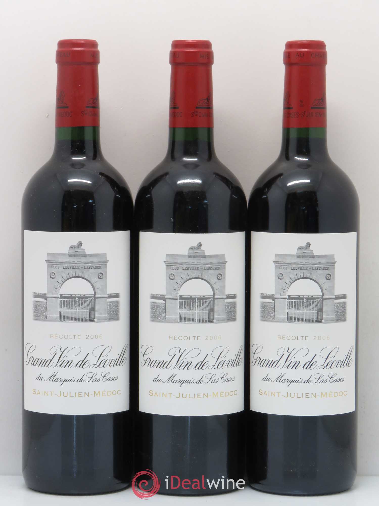 Château Léoville Las Cases 2ème Grand Cru Classé 2006 - Lot de 6 bouteilles - 3