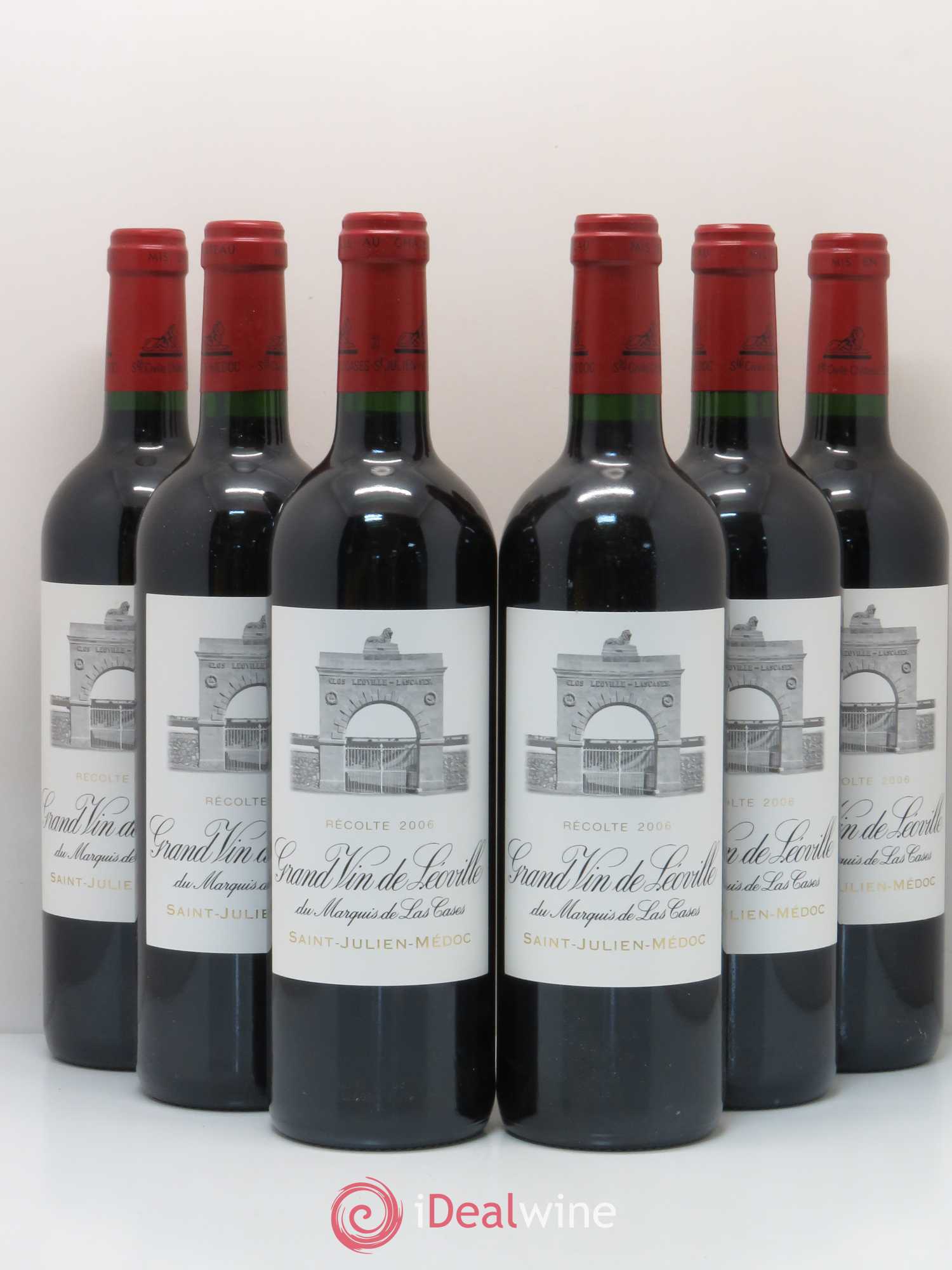Château Léoville Las Cases 2ème Grand Cru Classé 2006 - Lot de 6 bouteilles - 0