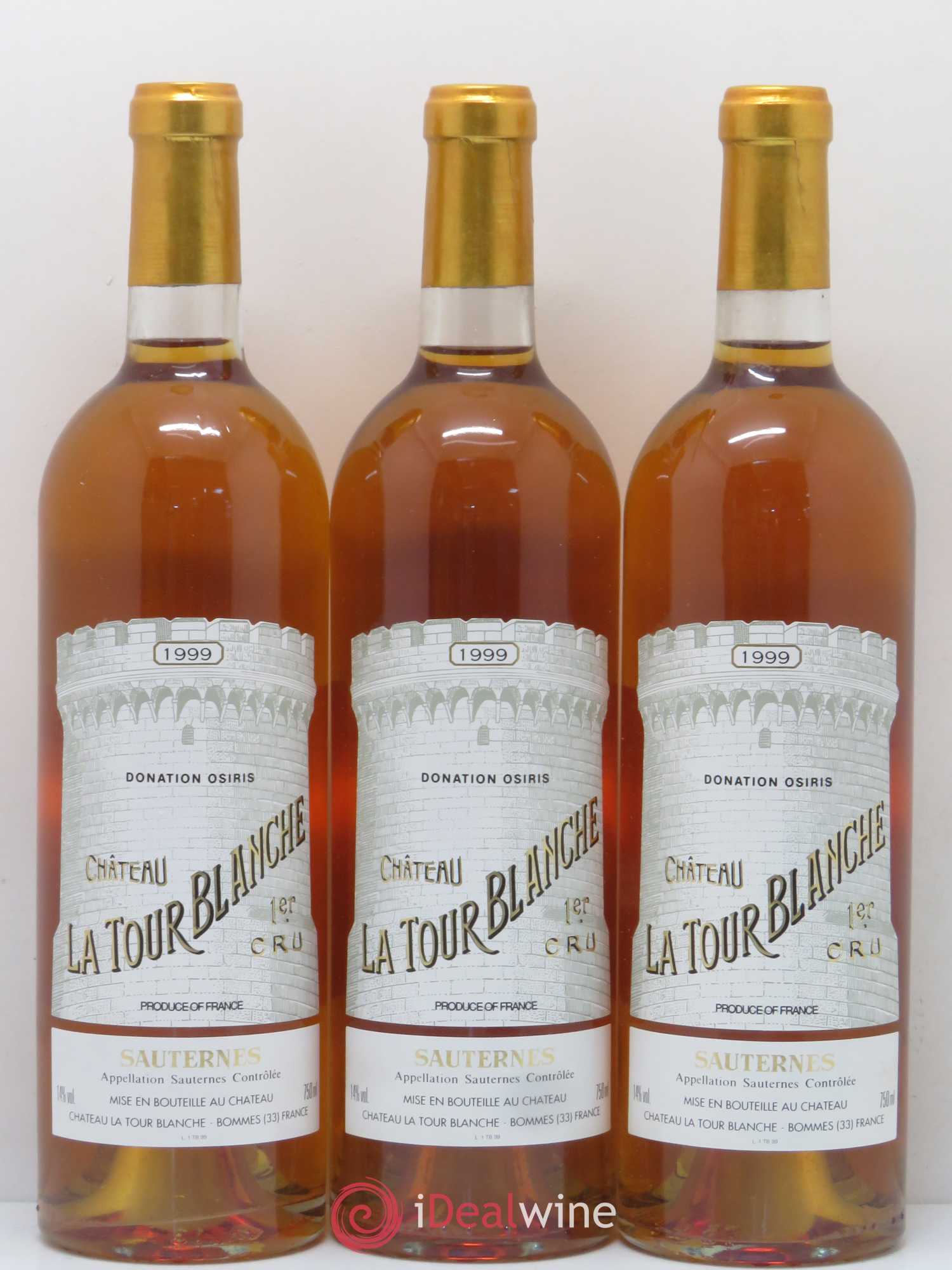 Château la Tour Blanche 1er Grand Cru Classé 1999 - Lotto di 6 bottiglie - 1