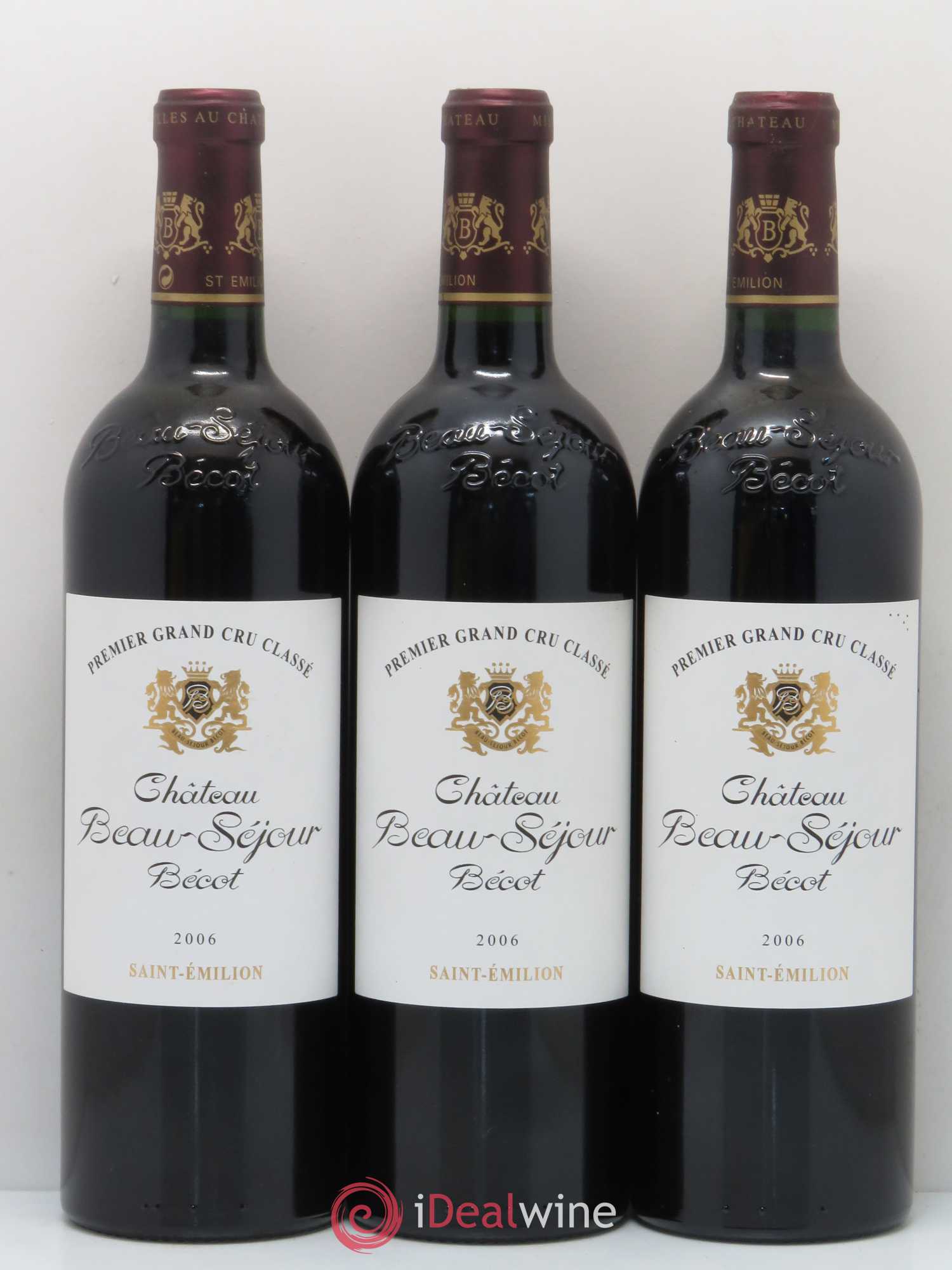 Château Beau-Séjour Bécot 1er Grand Cru Classé B 2006 - Lot de 6 bouteilles - 2