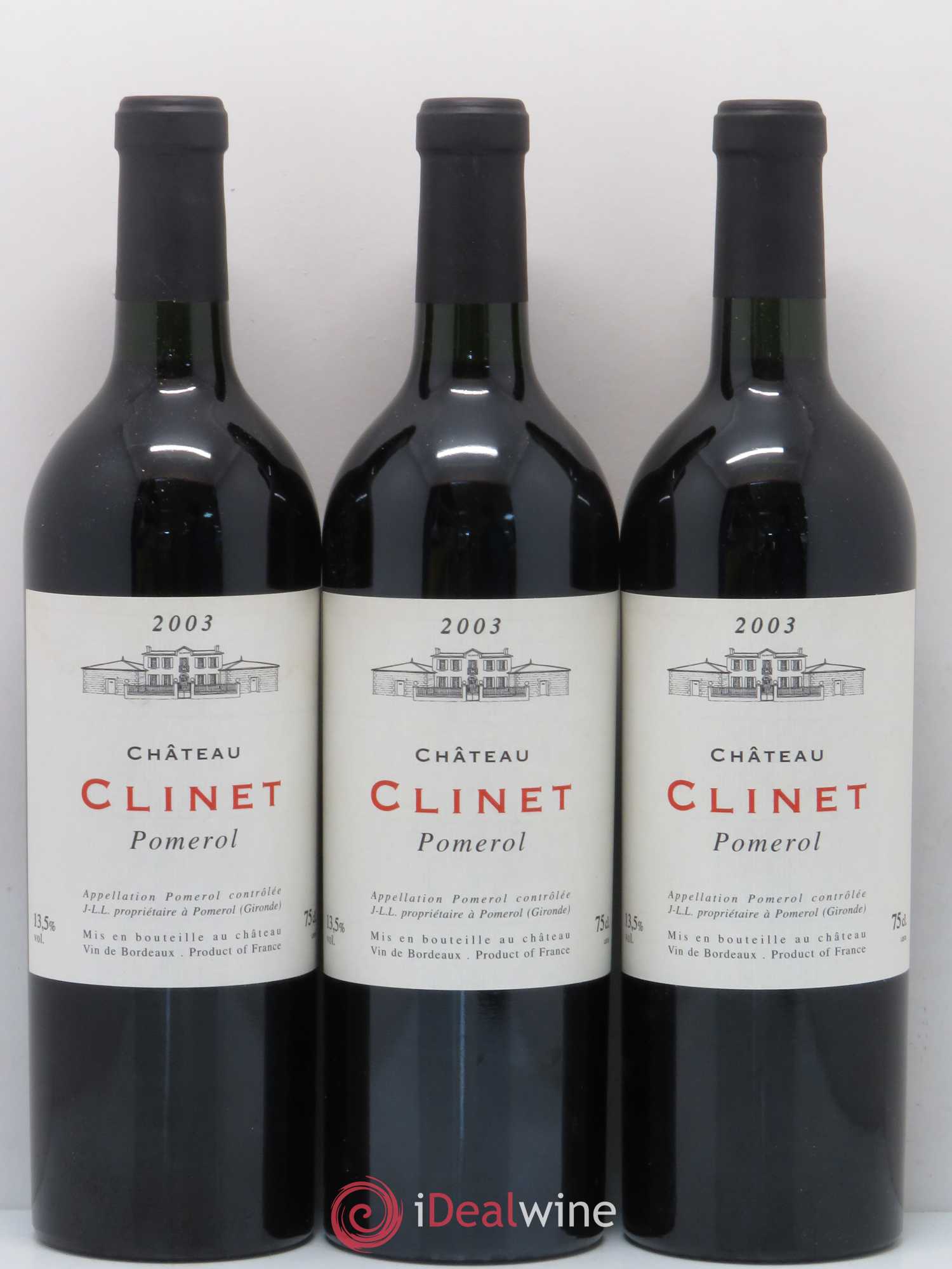 Château Clinet 2003 - Lot de 12 bouteilles - 1