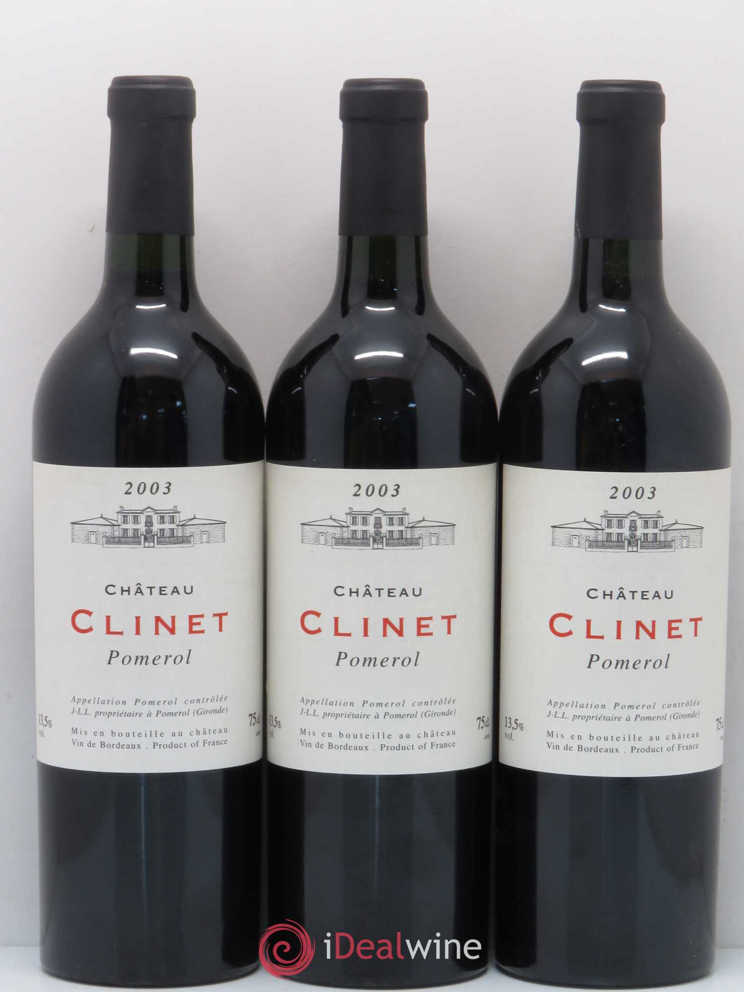 Château Clinet 2003 - Lot de 12 bouteilles - 2