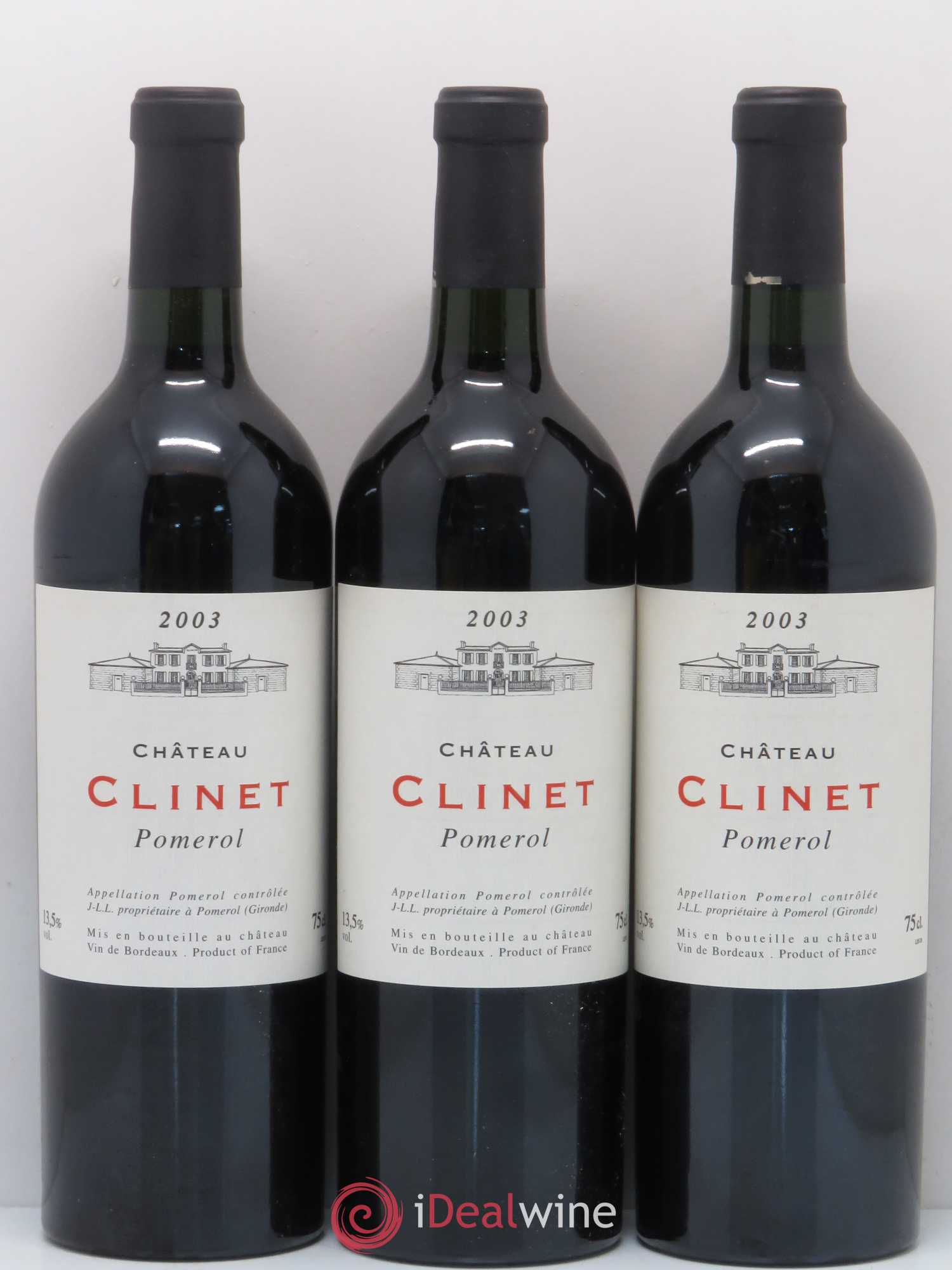 Château Clinet 2003 - Lot de 12 bouteilles - 3