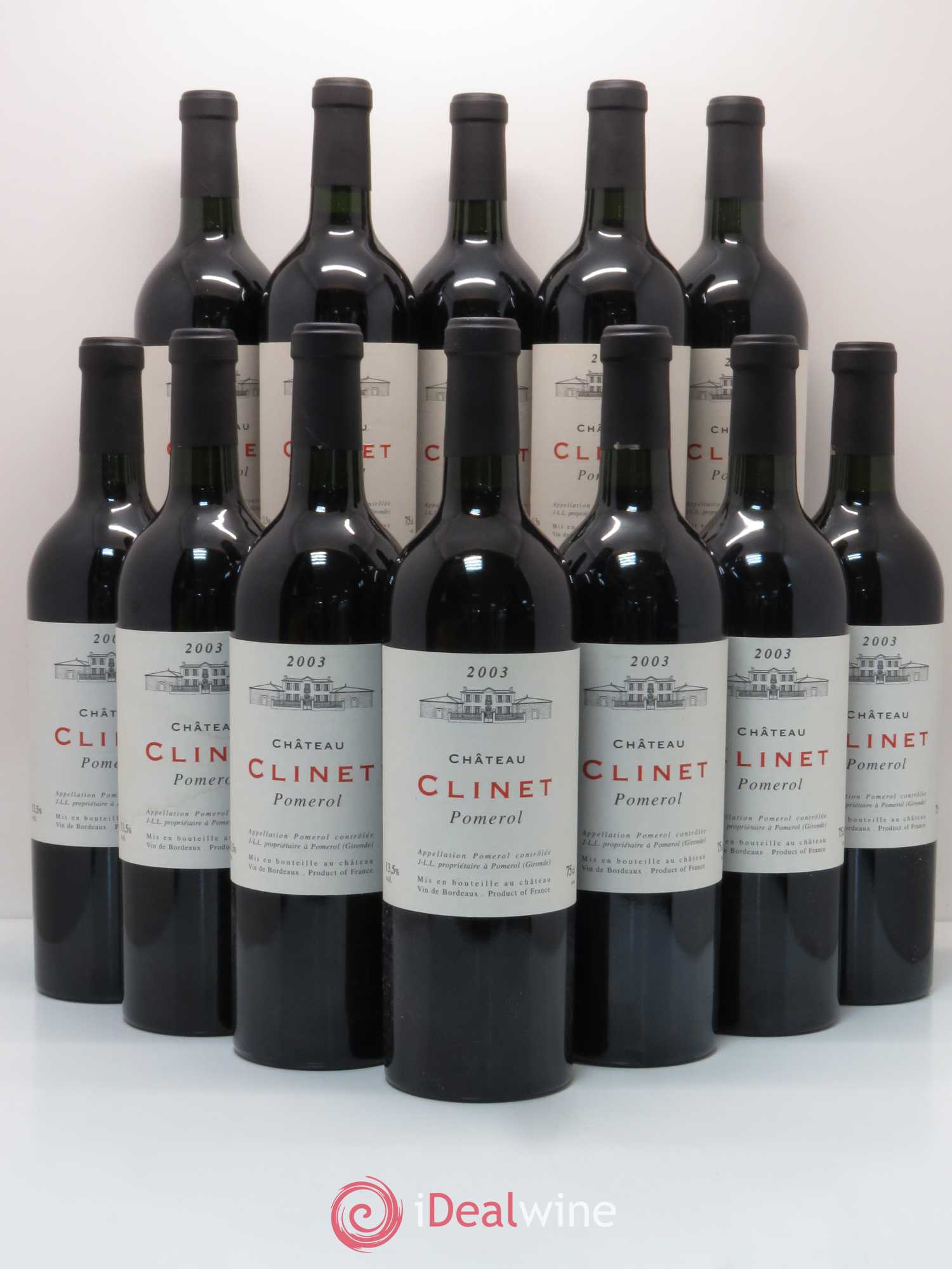 Château Clinet 2003 - Lot de 12 bouteilles - 0