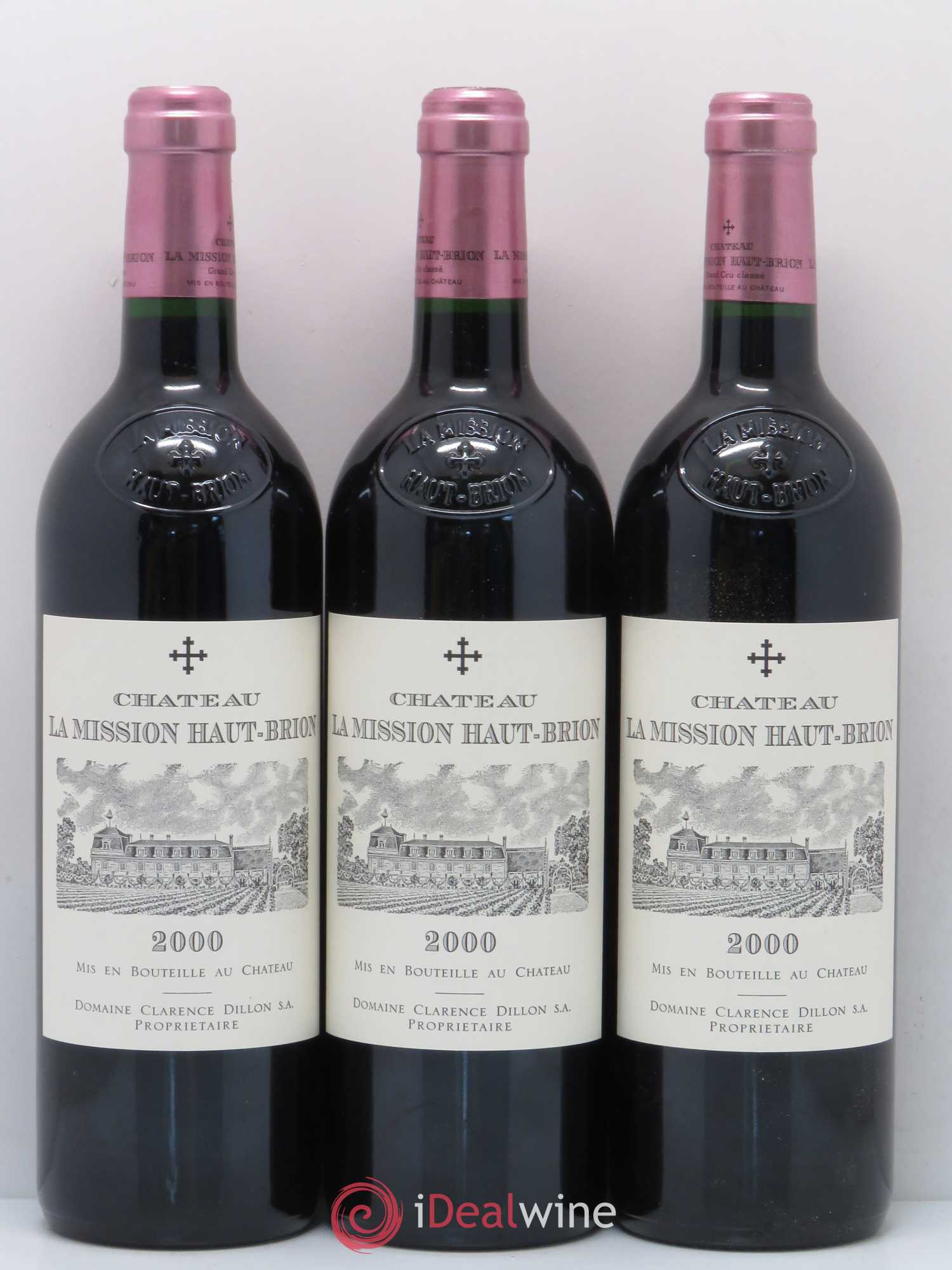 Château la Mission Haut-Brion Cru Classé de Graves 2000 - Lot de 6 bouteilles - 1