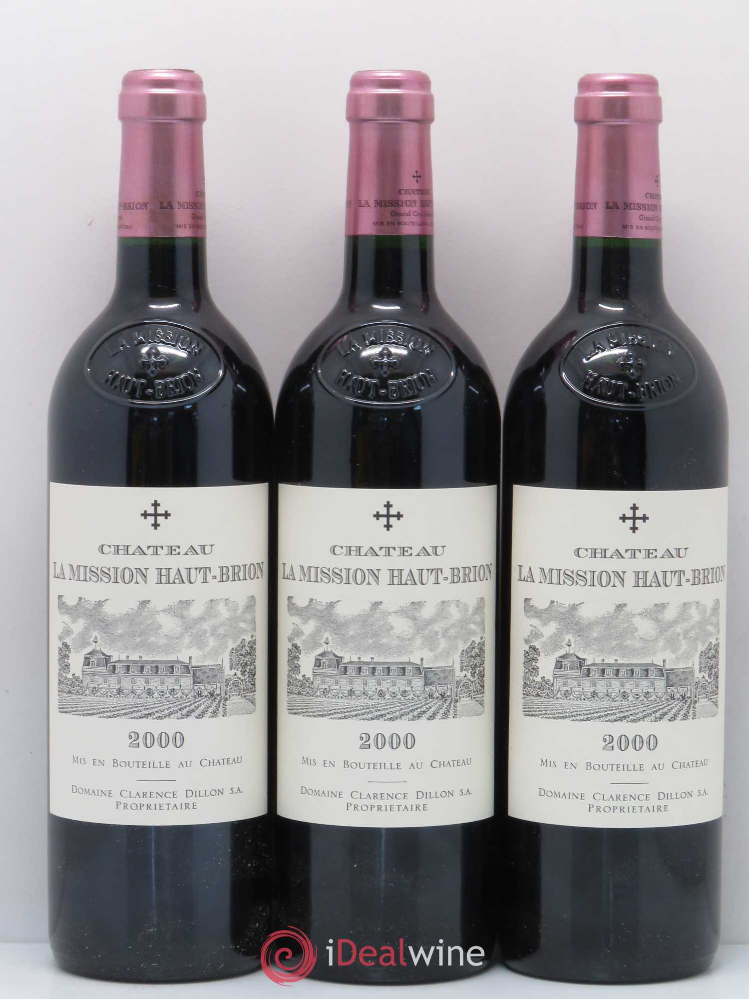 Château la Mission Haut-Brion Cru Classé de Graves 2000 - Lot de 6 bouteilles - 3