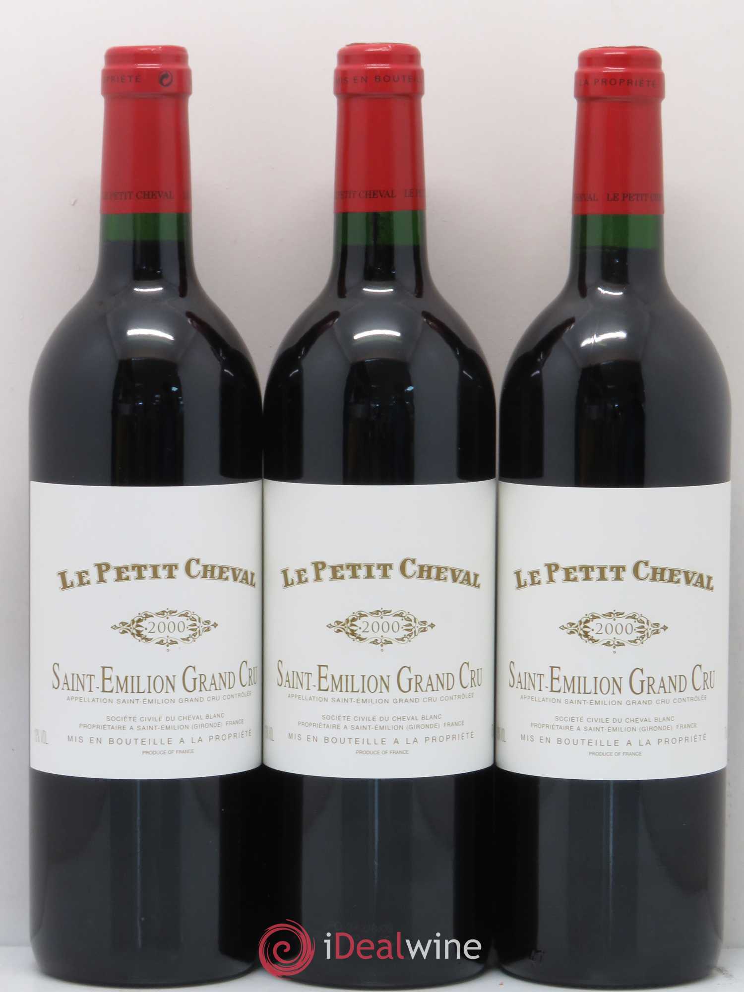 Le Petit Cheval Second Vin 2000 - Lot de 6 bouteilles - 1