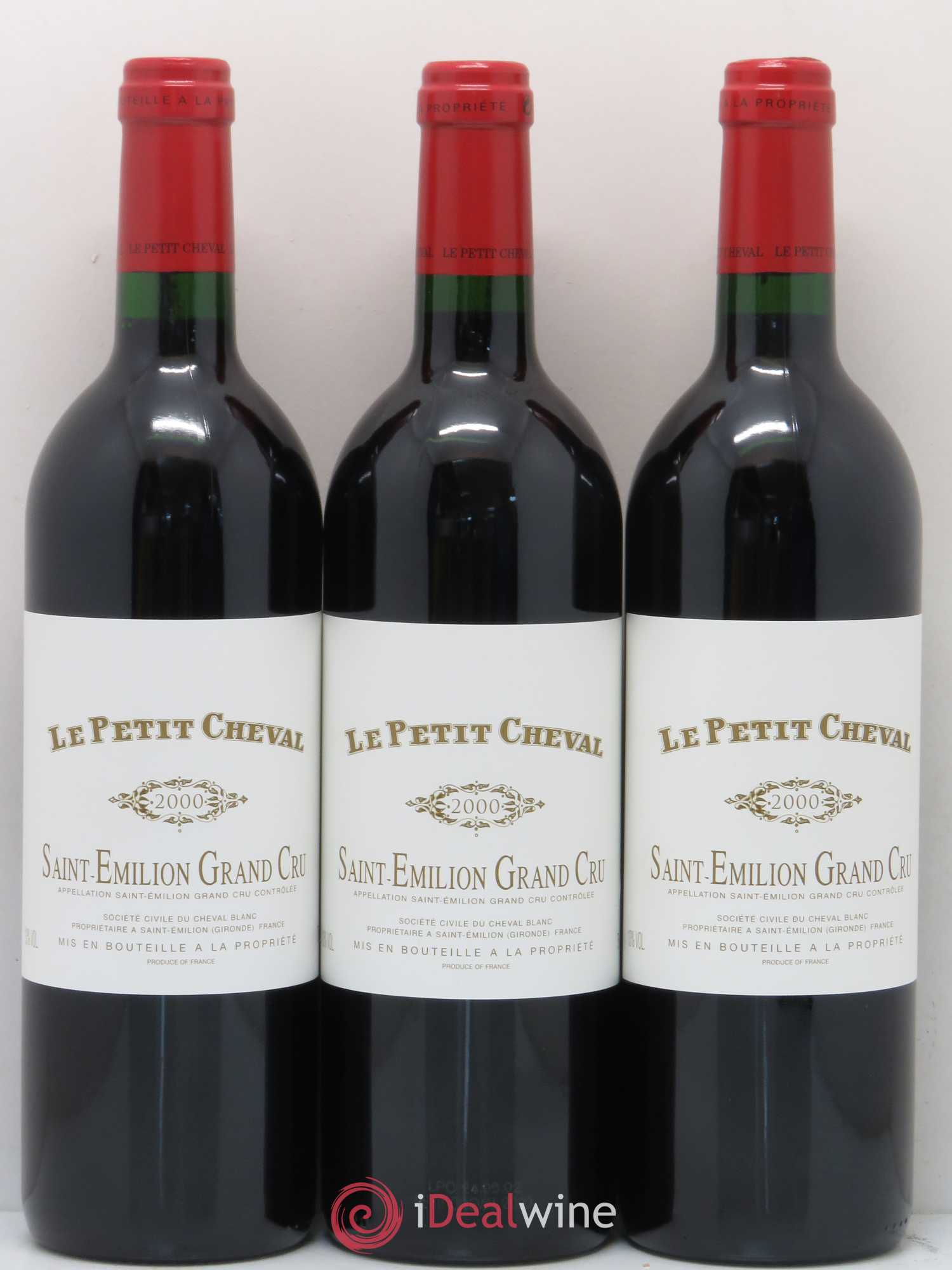 Le Petit Cheval Second Vin 2000 - Lot de 6 bouteilles - 2