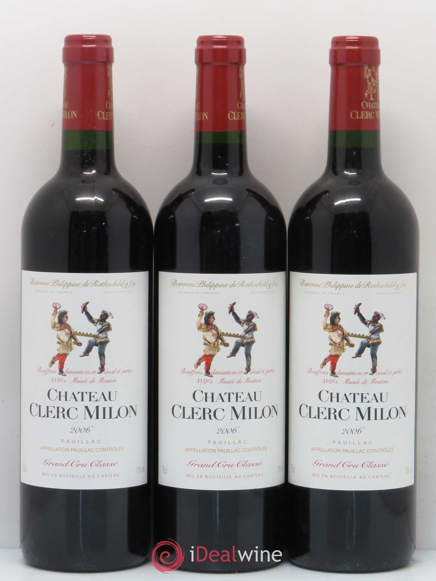 Château Clerc Milon 5ème Grand Cru Classé 2006 - Lot de 12 bouteilles - 3