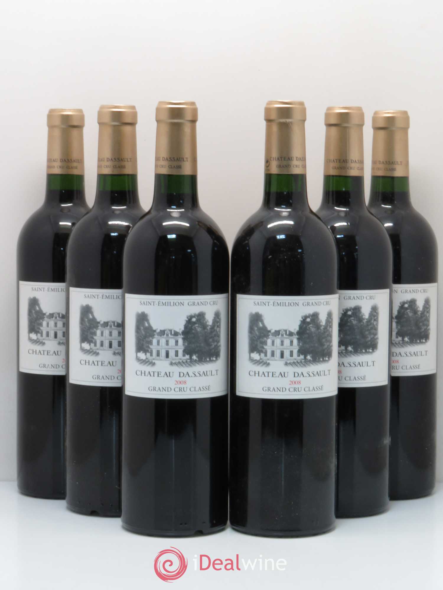Château Dassault Grand Cru Classé 2008 - Lot de 6 bouteilles - 0