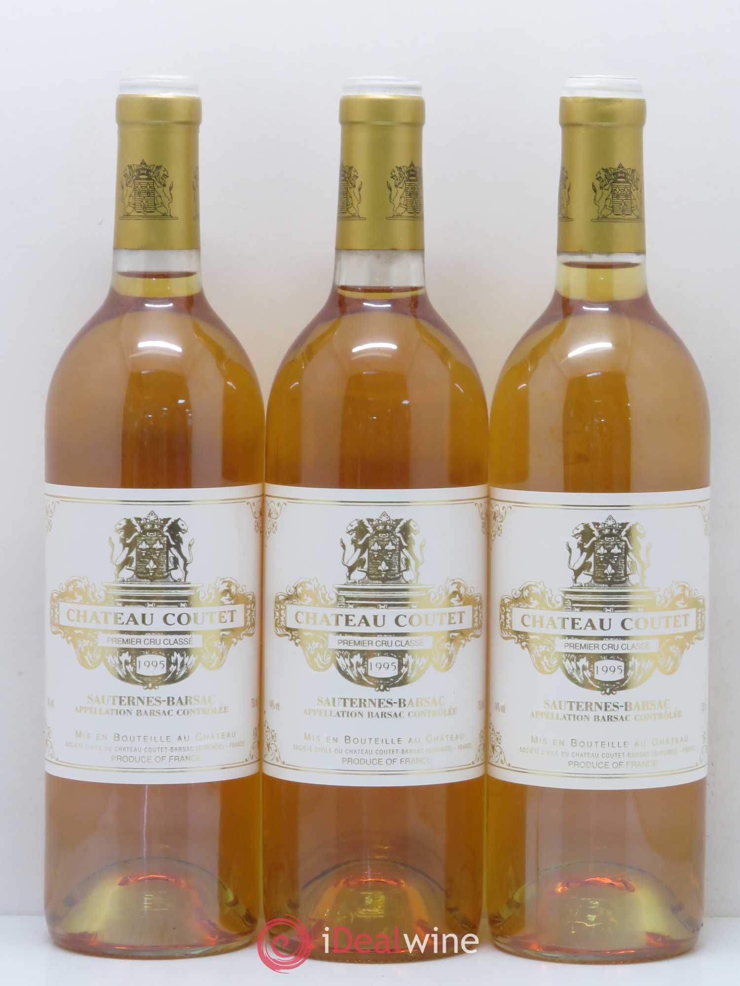 Château Coutet 1er Grand Cru Classé 1995 - Lotto di 6 bottiglie - 2